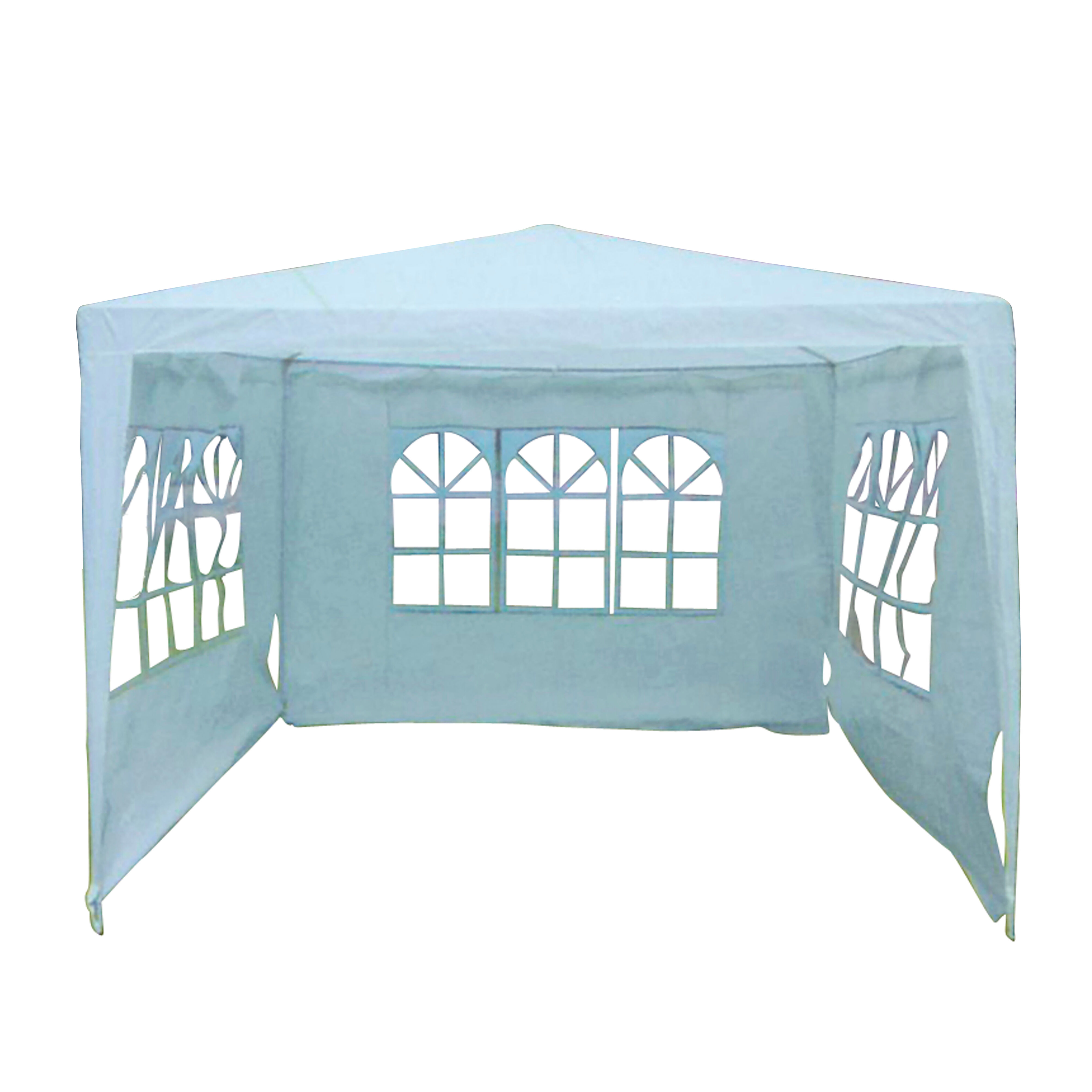 Pawilon PE 3 x 3 m z oknem PVC 3 ścianki