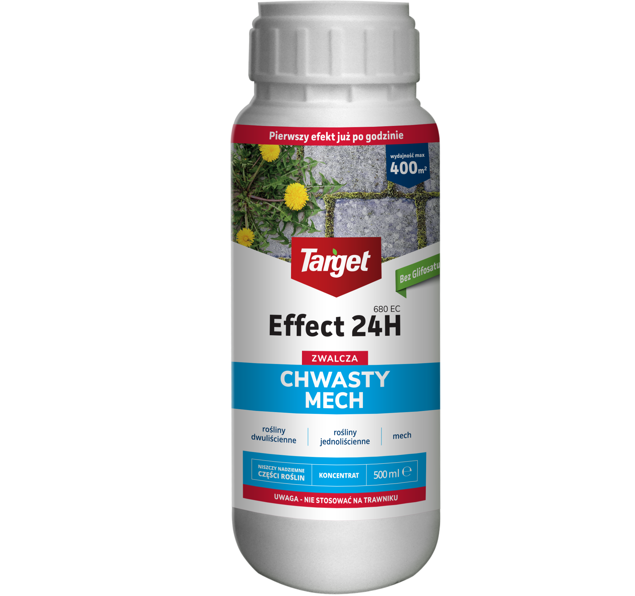 Środek chwastobójczy EFFECT24h 680EC odchwaszczanie ogrodów 500 ml