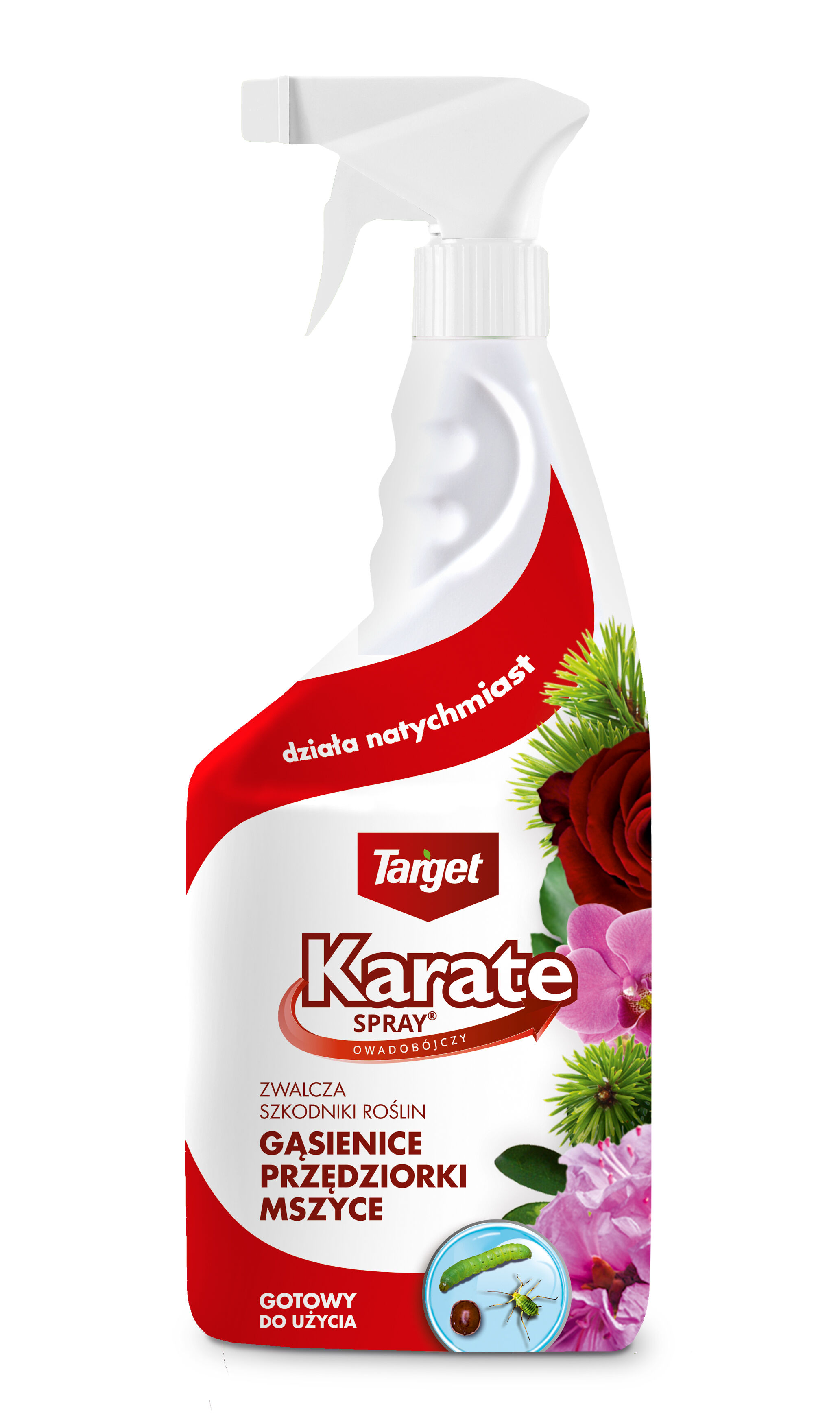 Środek szkodnikobójczy karate spray gąsienice, przędziorki, mszyce 750 ml