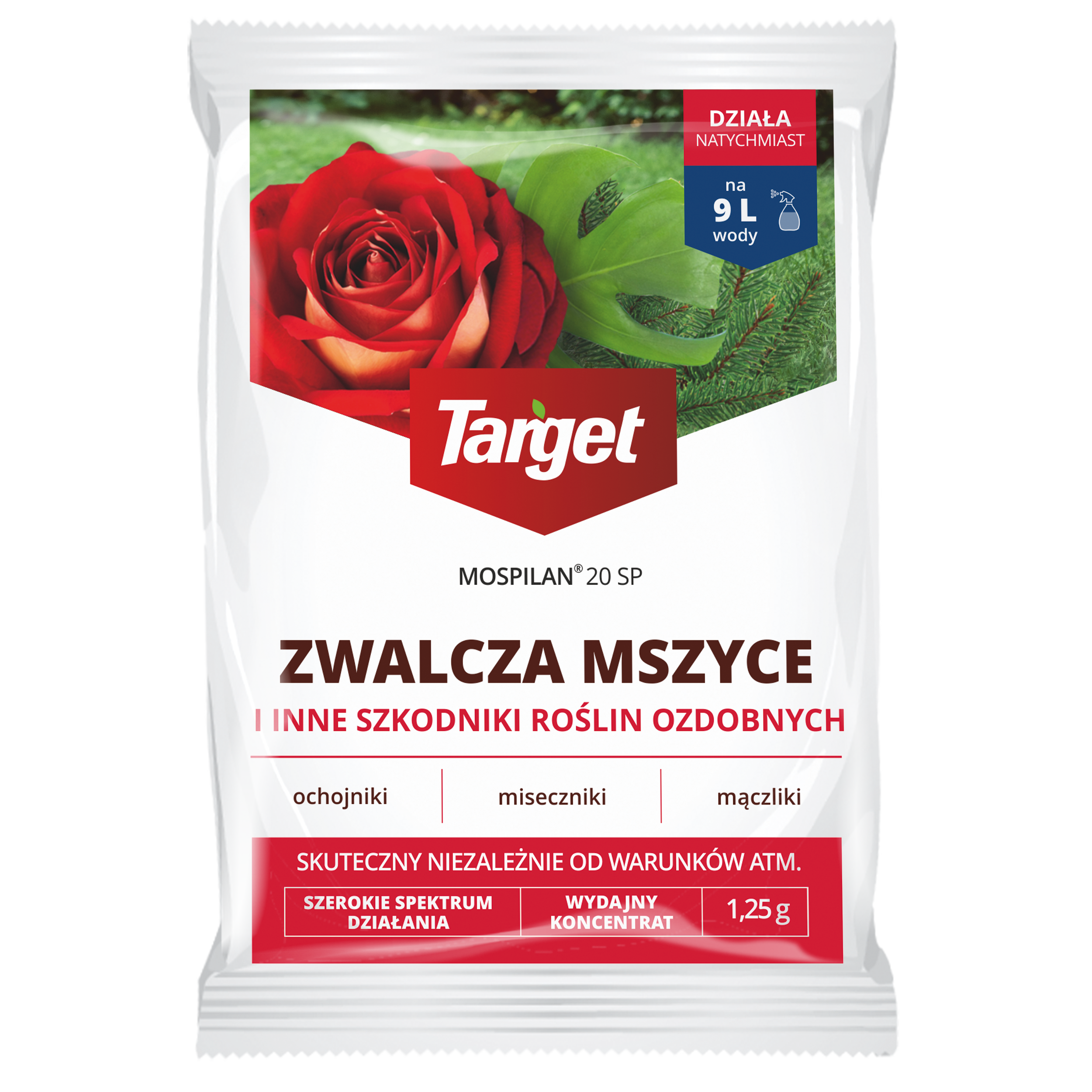 Środek szkodnikobójczy MOSPILAN 20SP - szkodniki roślin ozdobnych 1,25 g