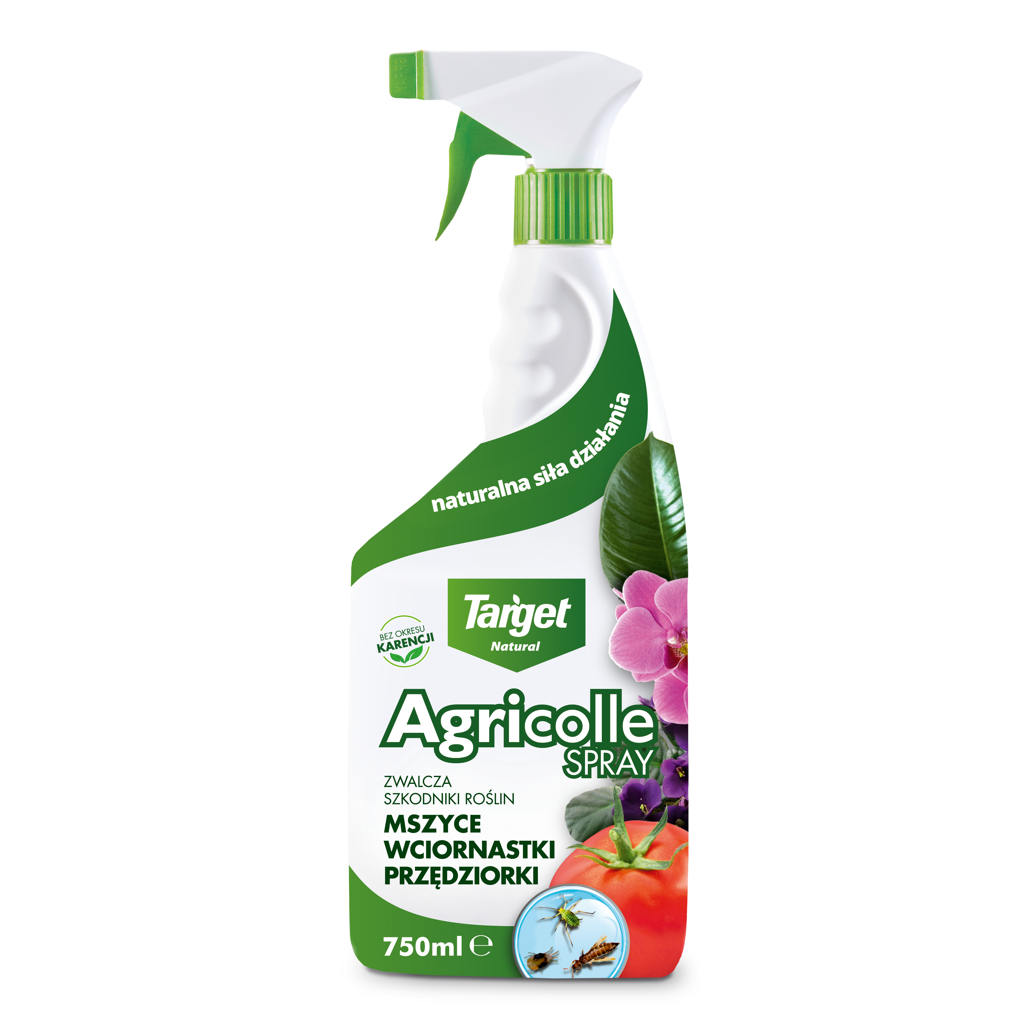 Środek szkodnikobójczy AGRICOLLE spray - mszyce, przędziorki, wciorniastki 750 ml