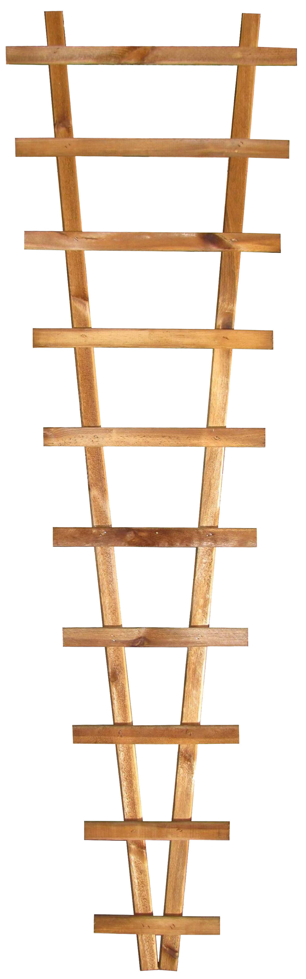 Kratka skośna bez ramy 45 x 150 cm impregnacja brązowa miniaturka