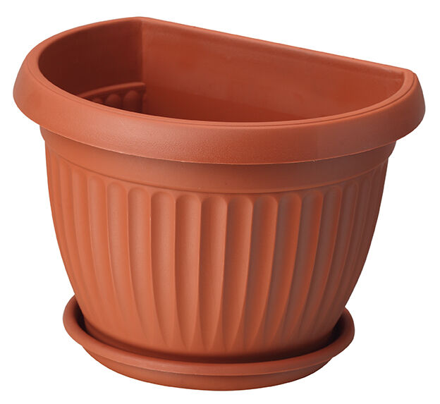 Osłonka naścienna DONA 25 z podstawką terrakota