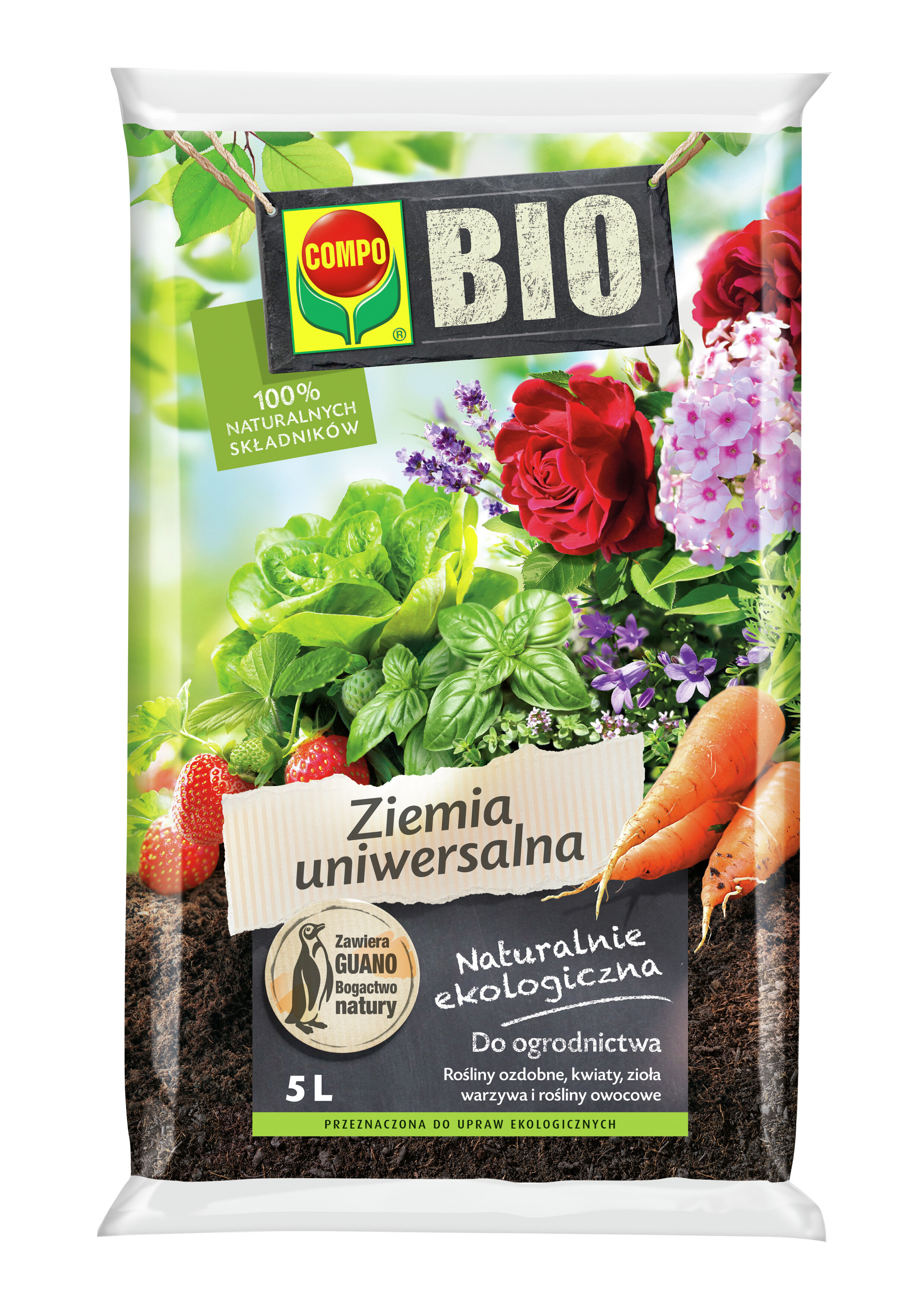 Ziemia BIO uniwersalna 5 l COMPO BIO
