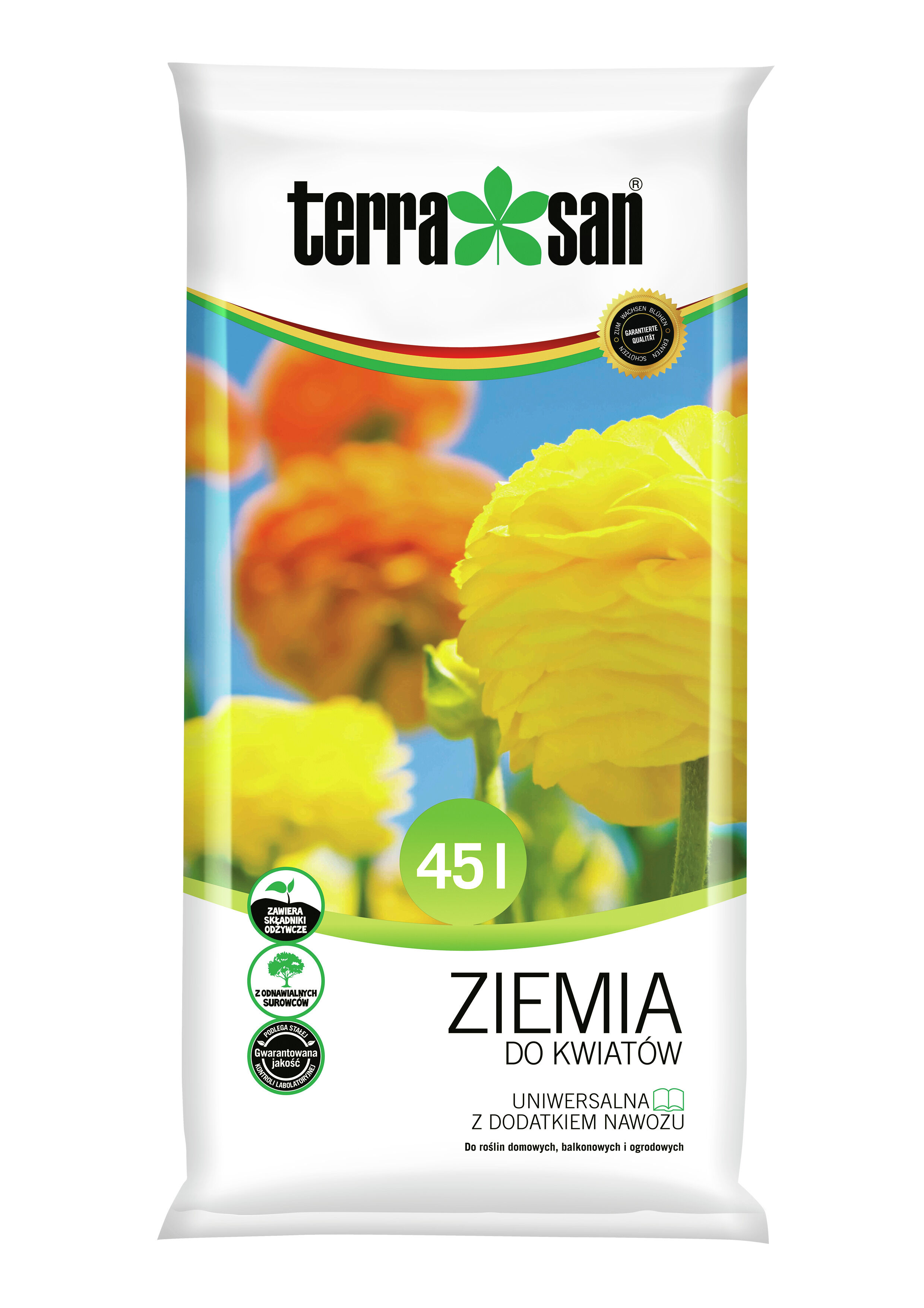 Ziemia do roślin kwitnących 45 l Terrasan