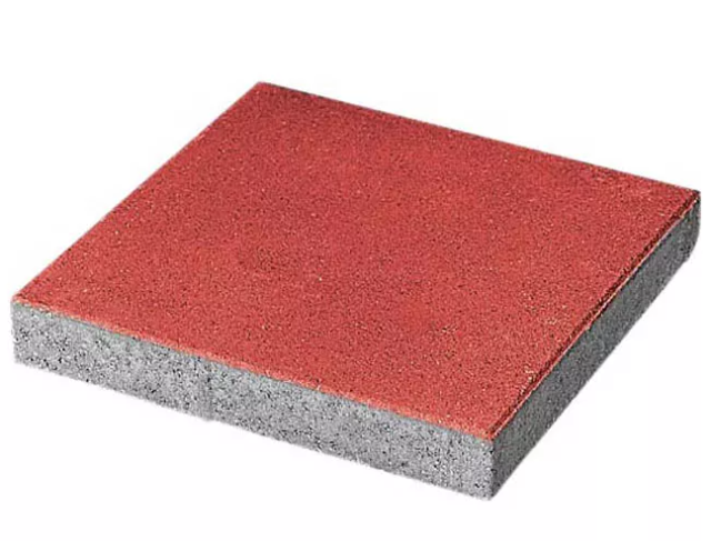 Płyta chodnikowa gładka czerwony 5 x 35 x 35 cm POLBRUK