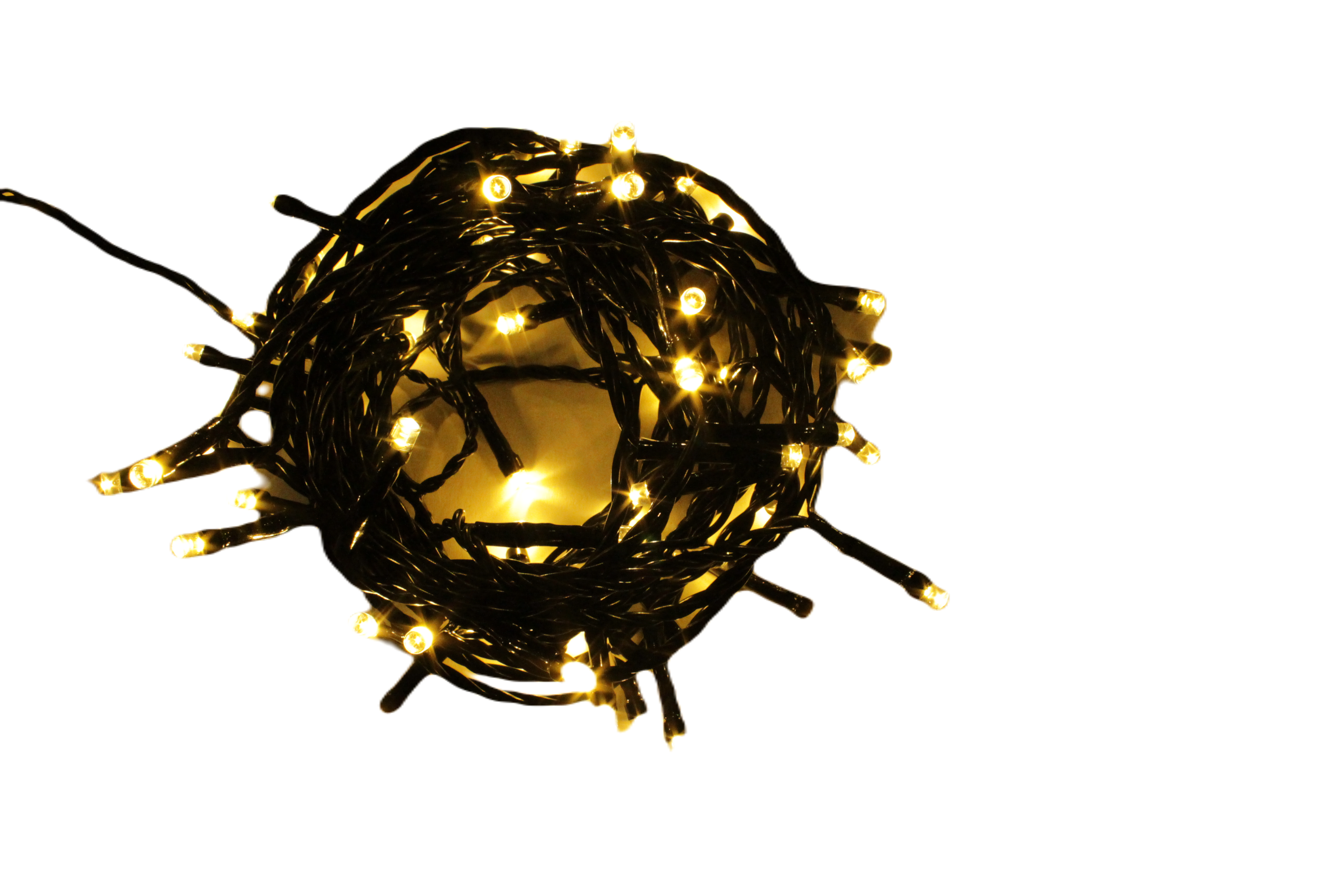 Lampki łańcuch świetlny zewnętrzny 300 LED 5 m ciepły biały