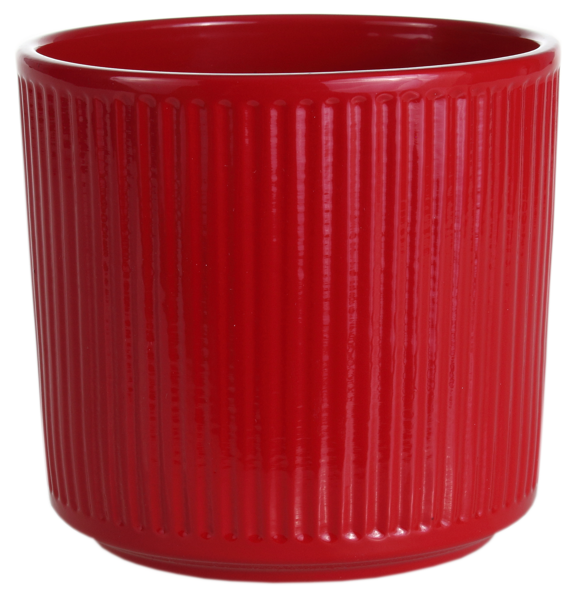 Osłonka do poinsecji cylinder 12cm czerwona