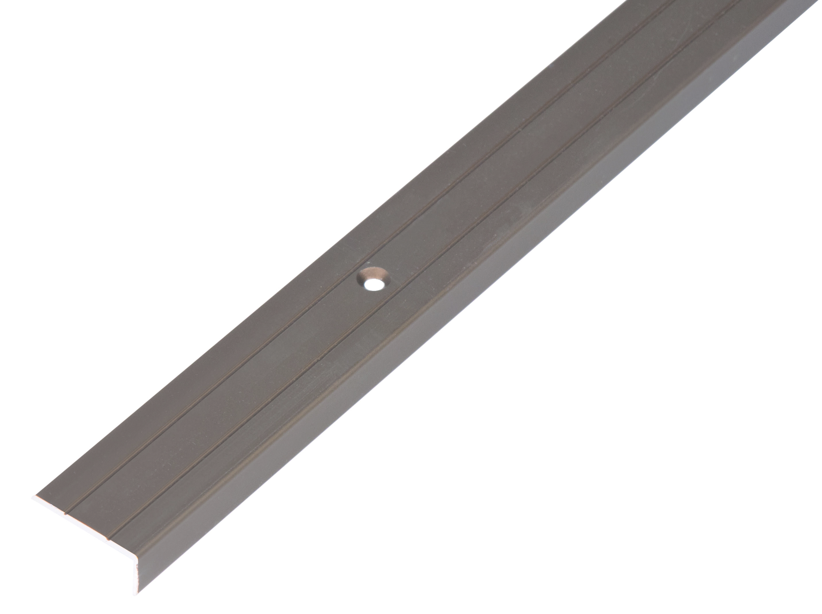 Listwa schodowa ALU brązowa 1000 x 24,5 x 10