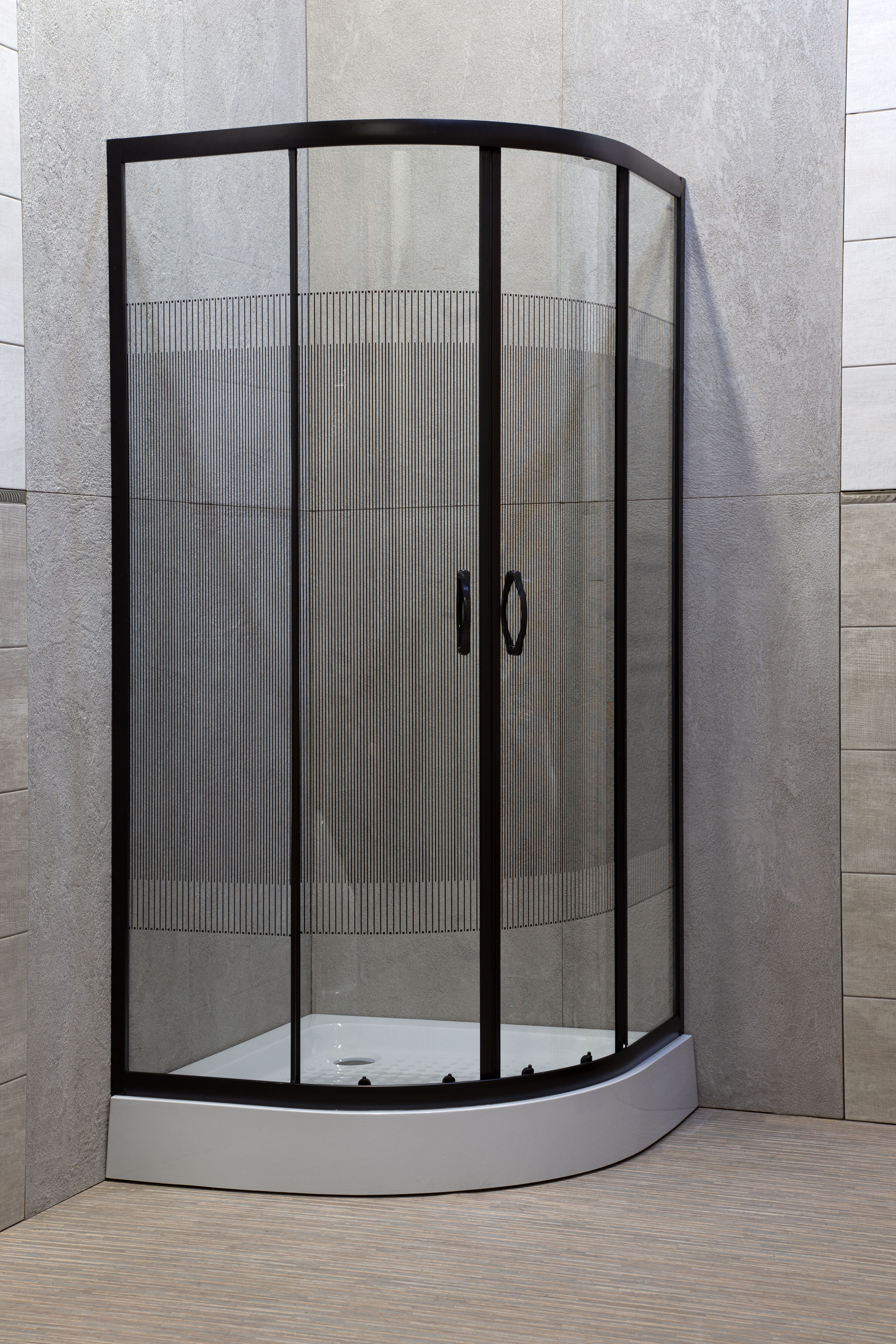 Kabina natryskowa XENIA DUO BLACK 90 cm Kerra