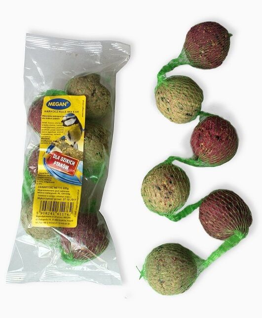 Warkocz 6 kul mix -3 klasyczne i 3 truskawkowe 600 g