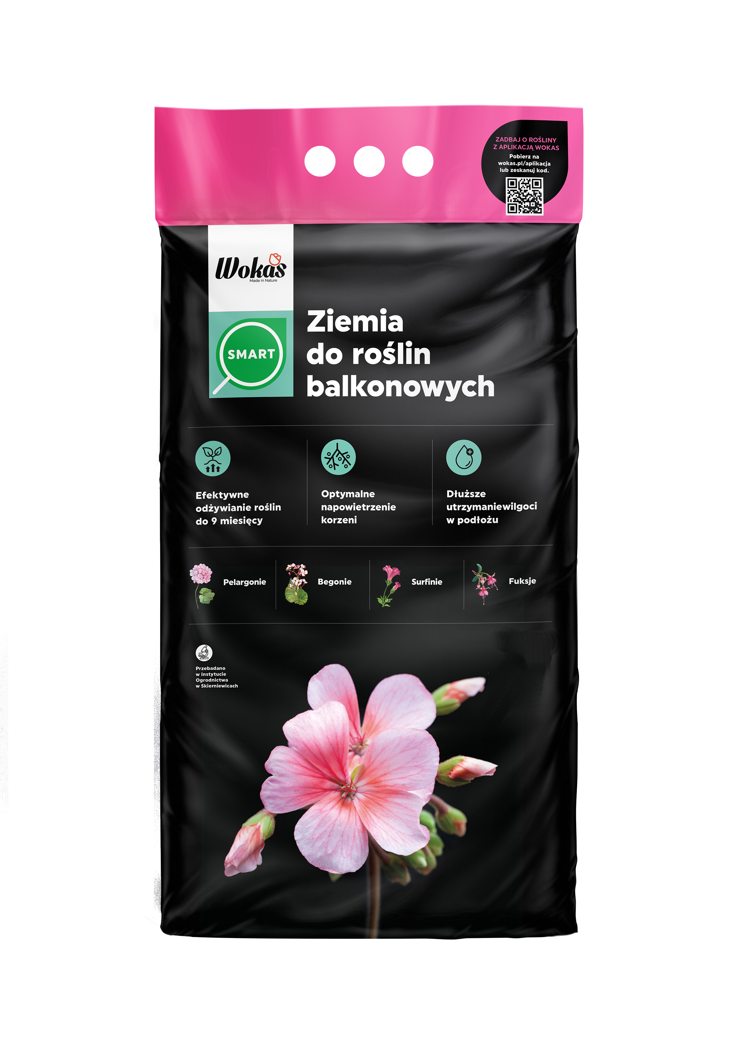 Ziemia do kwiatów balkonowych 20 l Wokas miniaturka