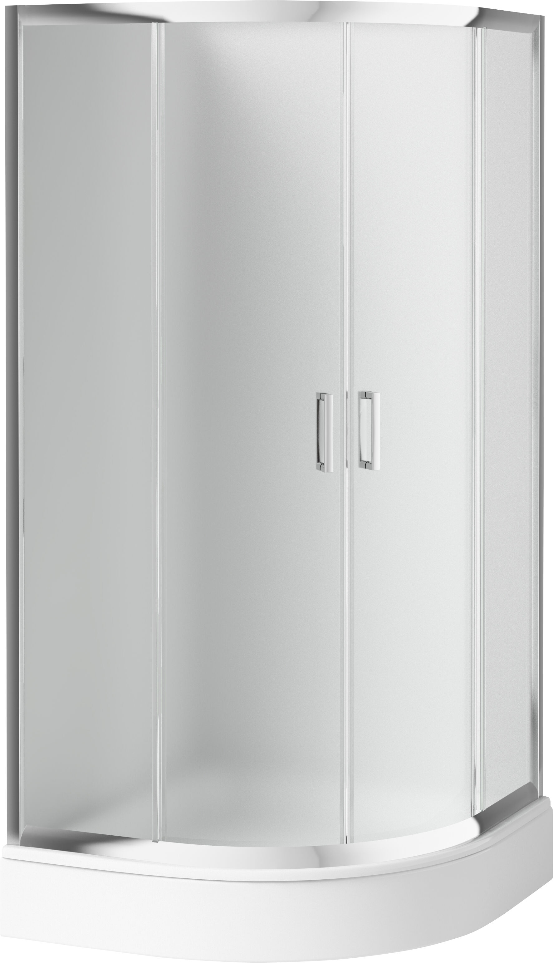 Kabina FUNKIA półokrągła szkło szronione 90 cm miniaturka