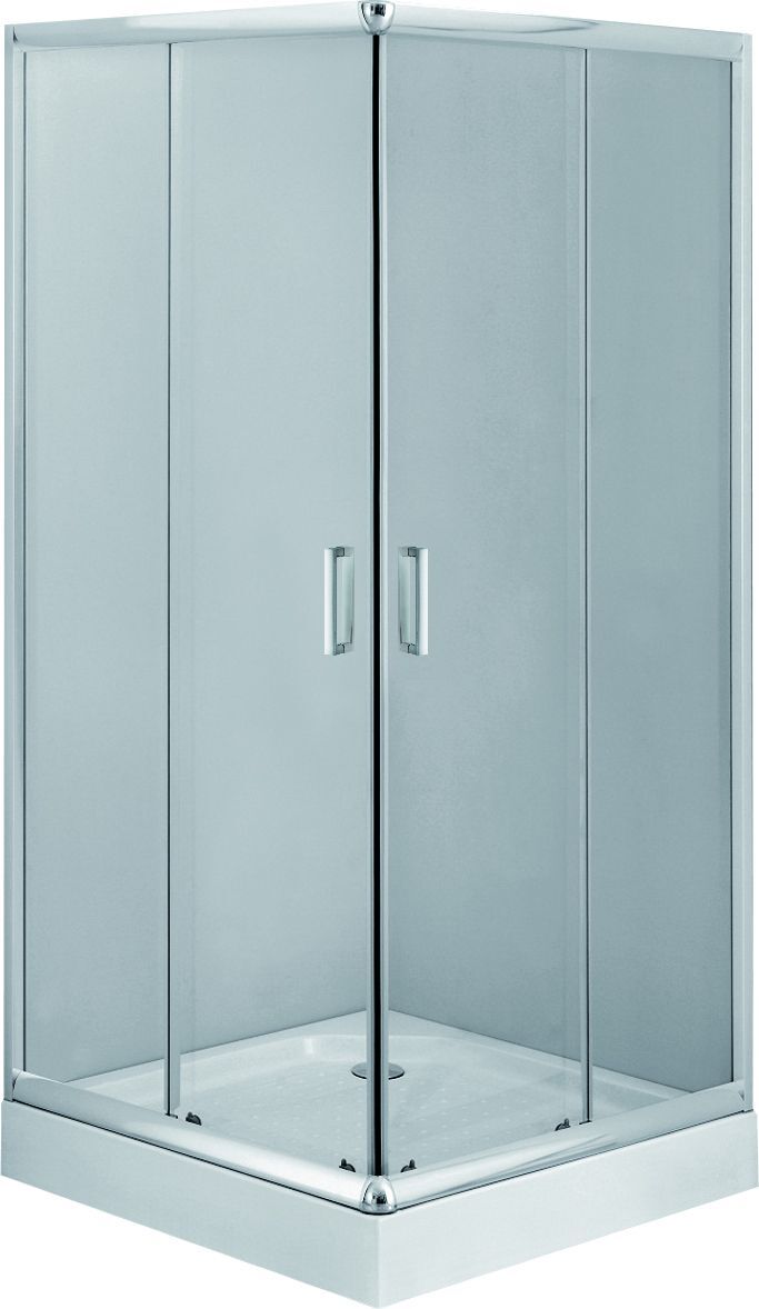 Kabina FUNKIA  kwadratowa szkło transparentne 80 cm