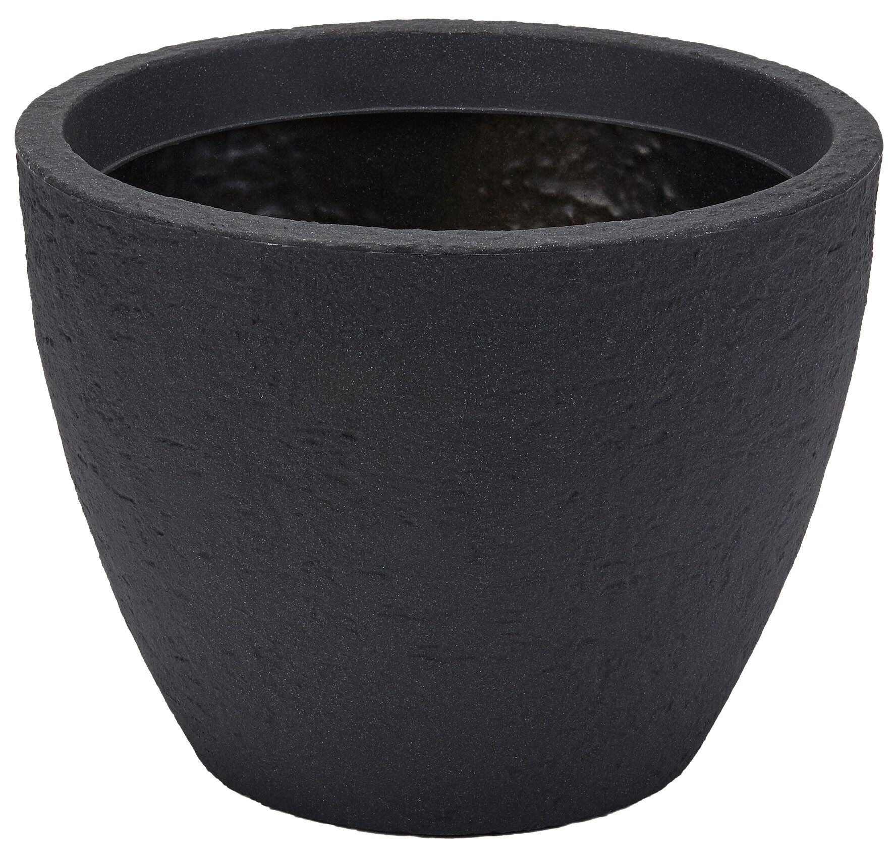 Donica Stone Ø50 x 38 cm antracyt/jasny szary