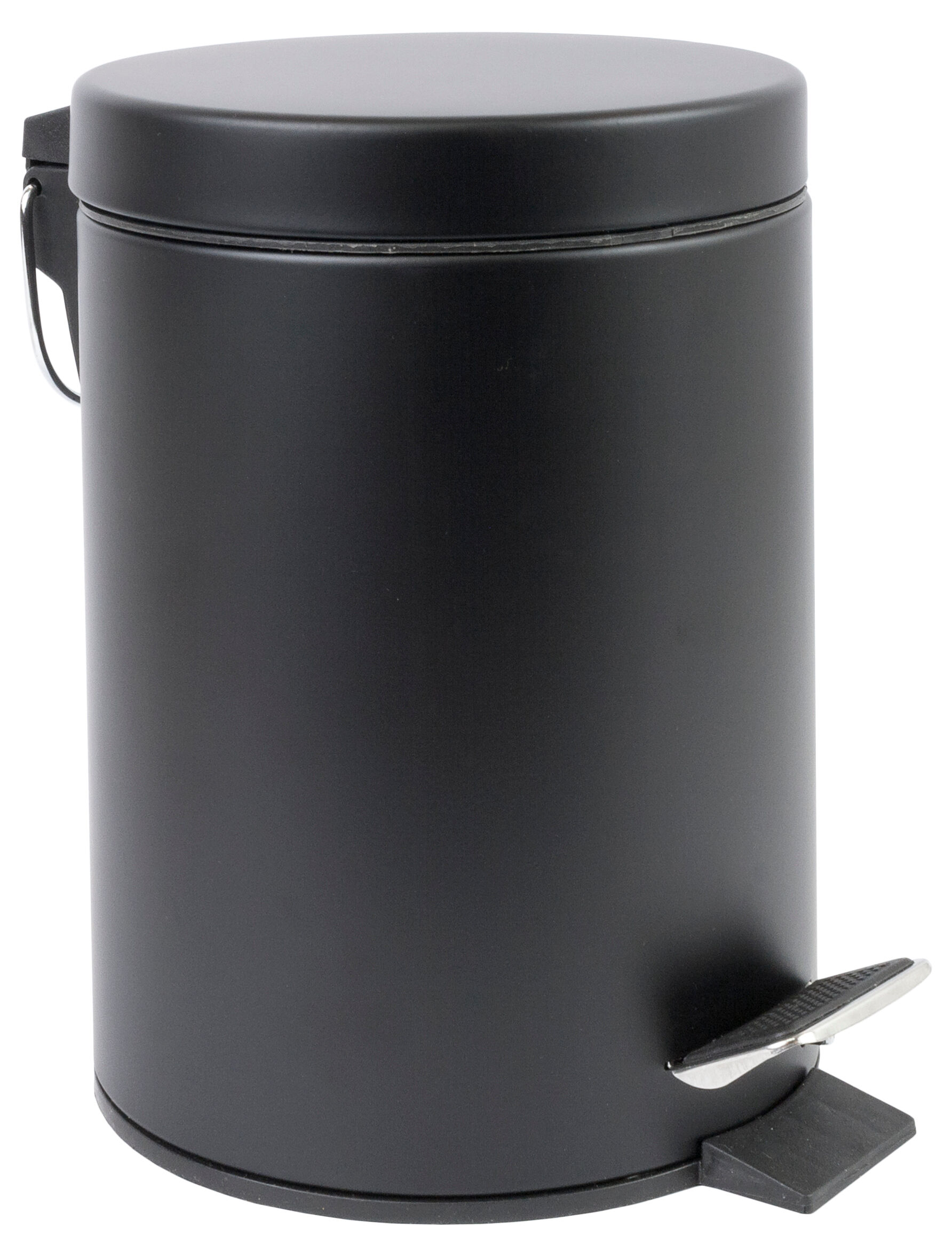 Kubełek 3 l czarny stal