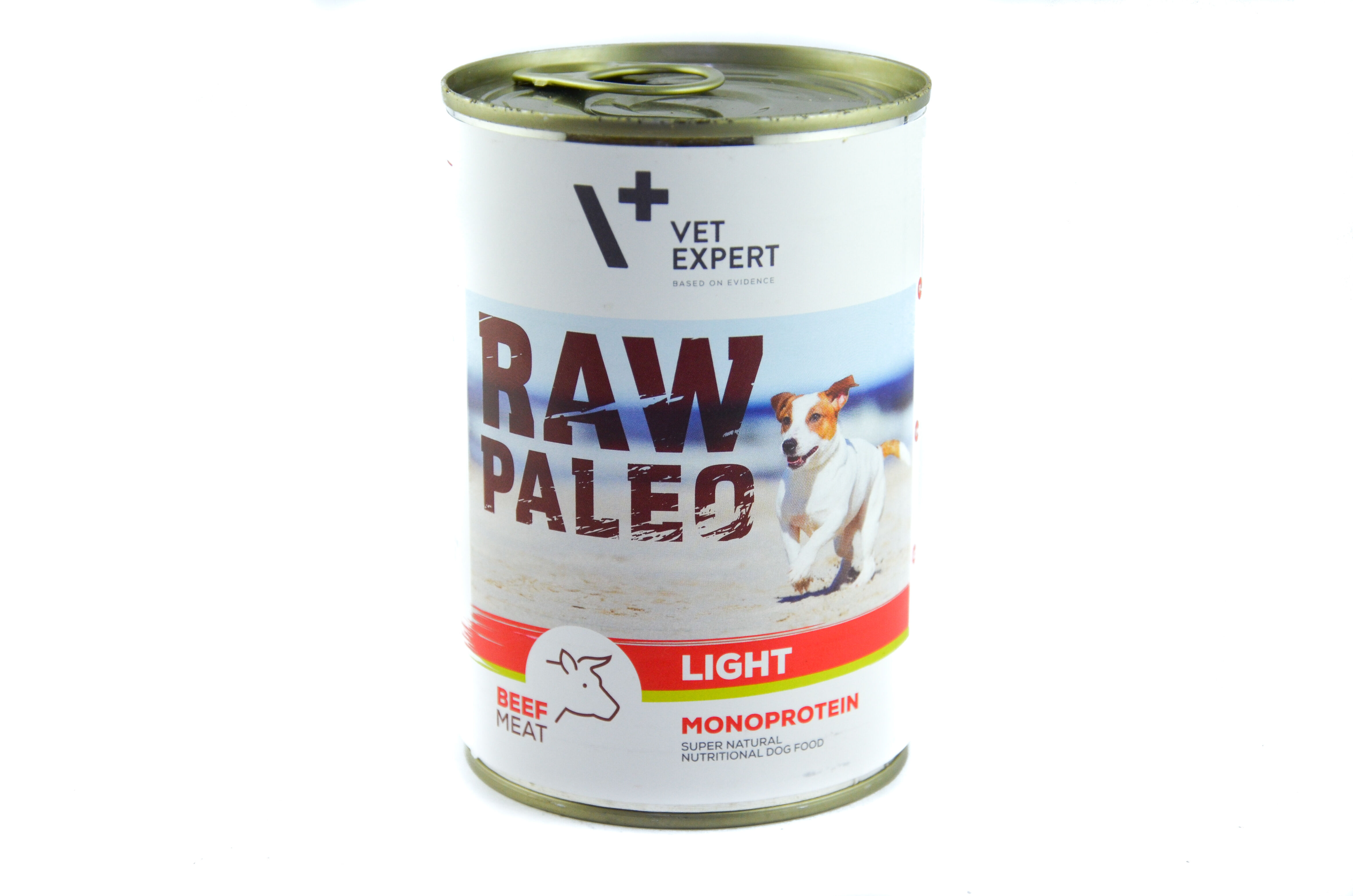 Karma wołowina light pies puszka 400 g Raw Paleo Vet expert