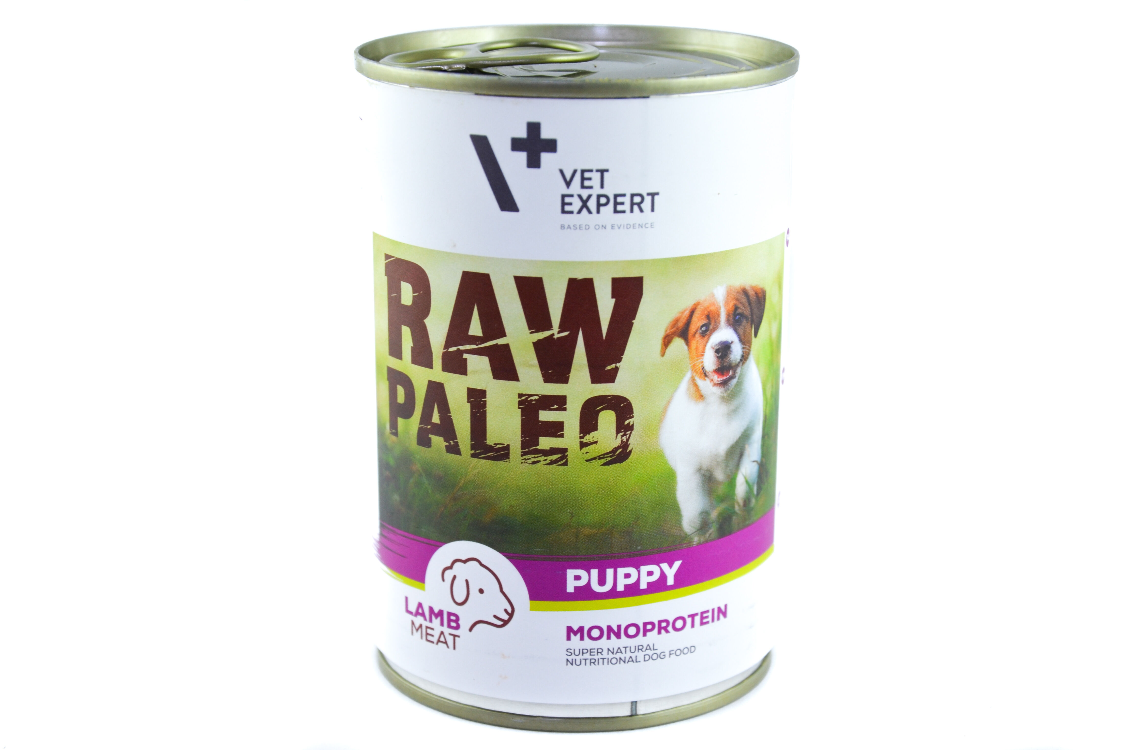 Karma jagnięcina puppy puszka 400 g Raw Paleo Vet expert