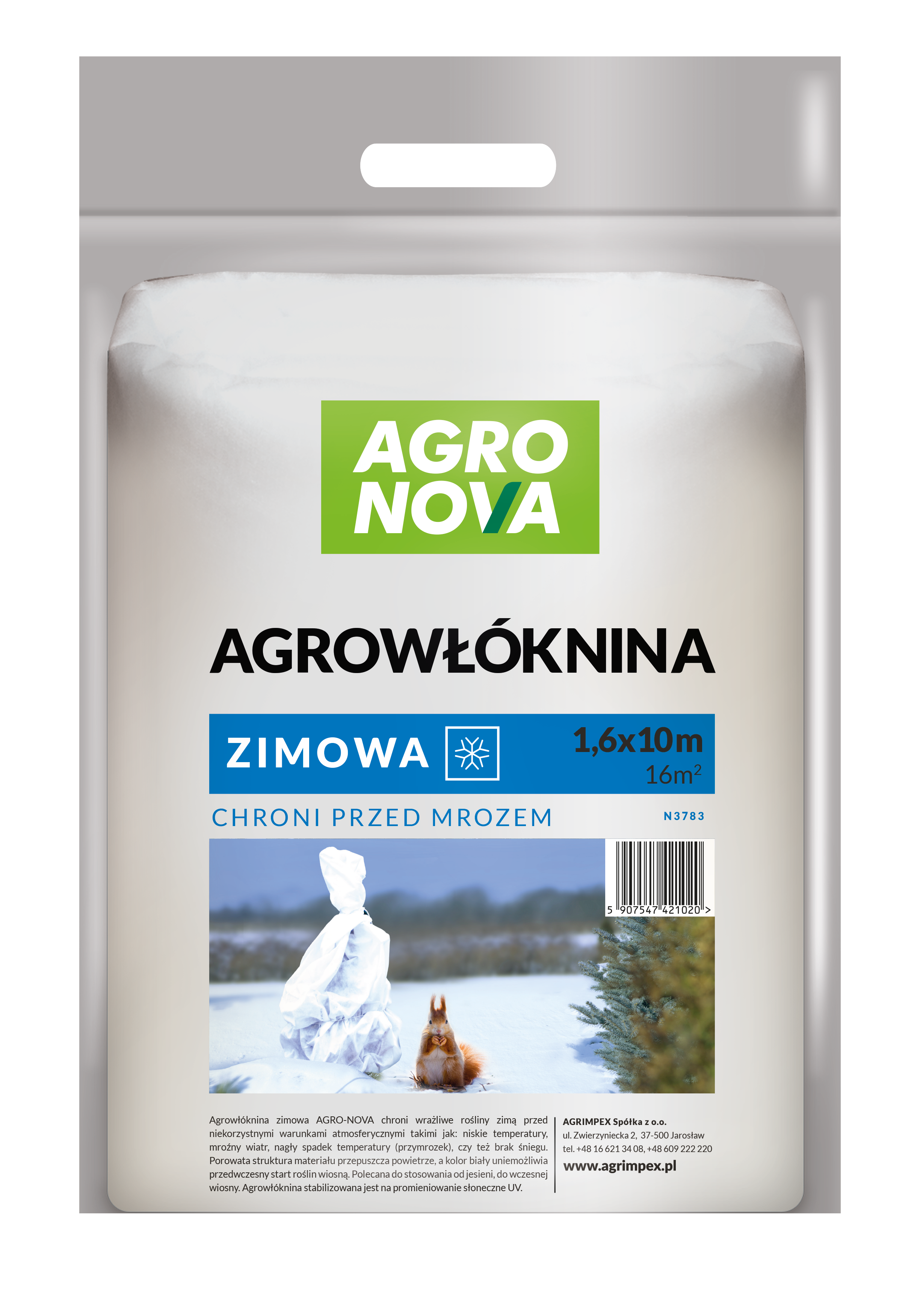 Agrowłóknina agro-nova zimowa 1,6 x 10 m Agrimpex