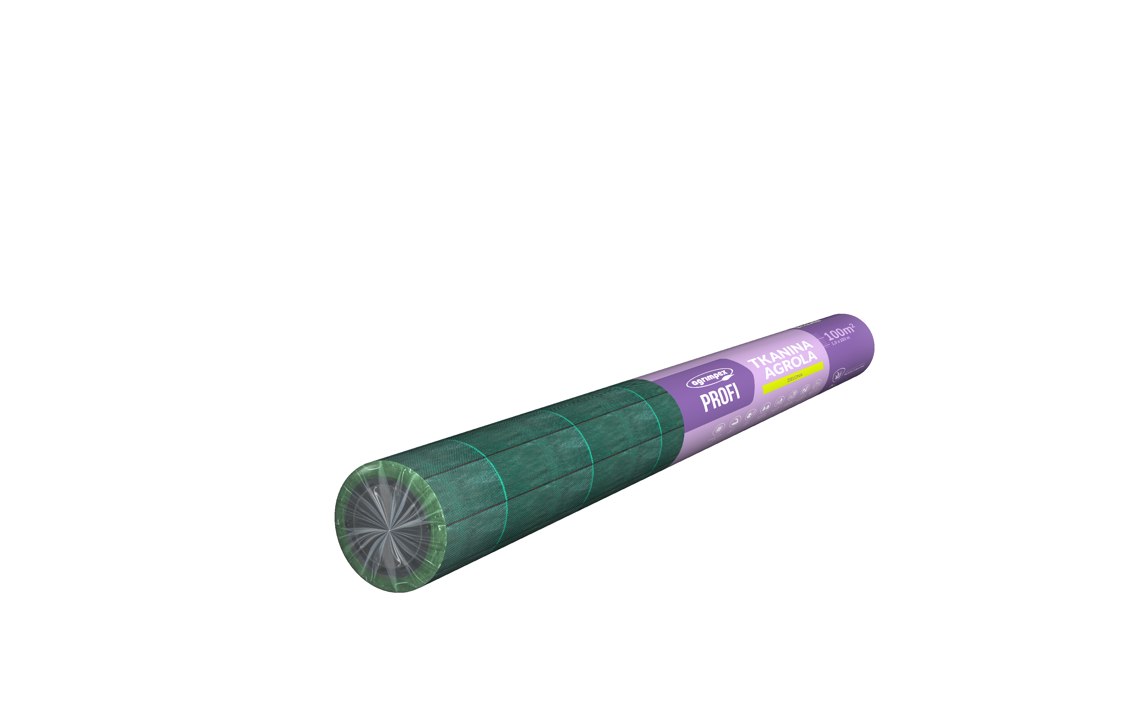Tkanina ogrodnicza zielona 100gr Agrola 2% UV 1 x 100 m
