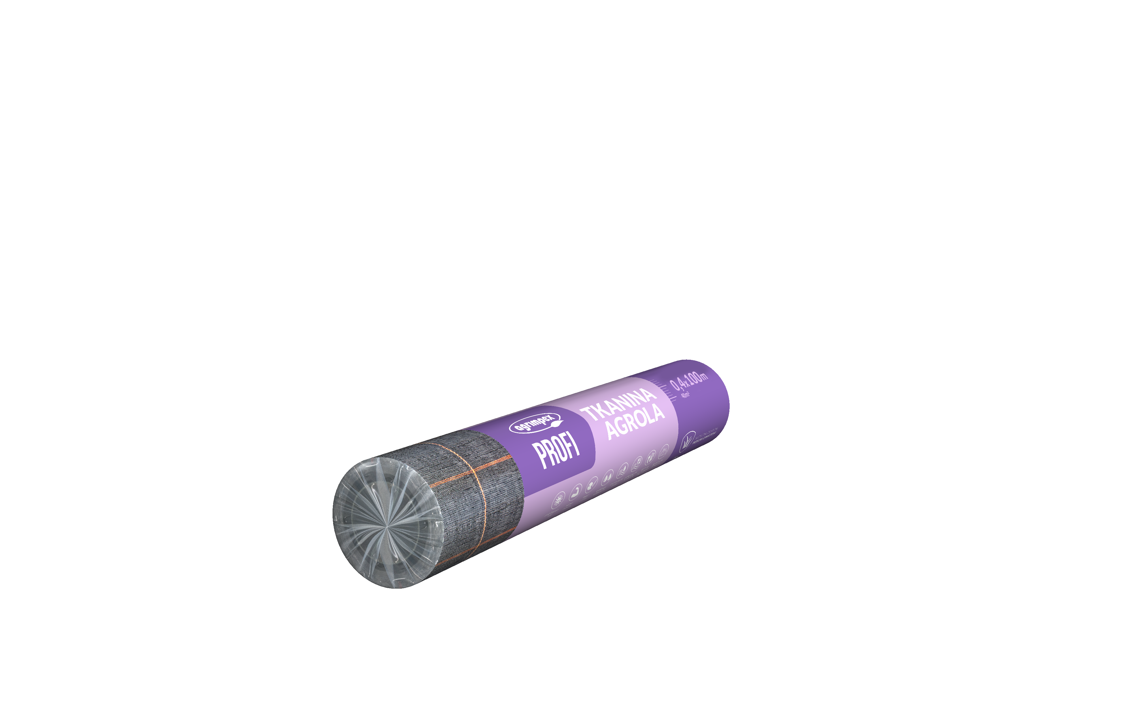 Tkanina ogrodnicza czarna 100gr Agrola 2% UV 0,40 x 100 m miniaturka