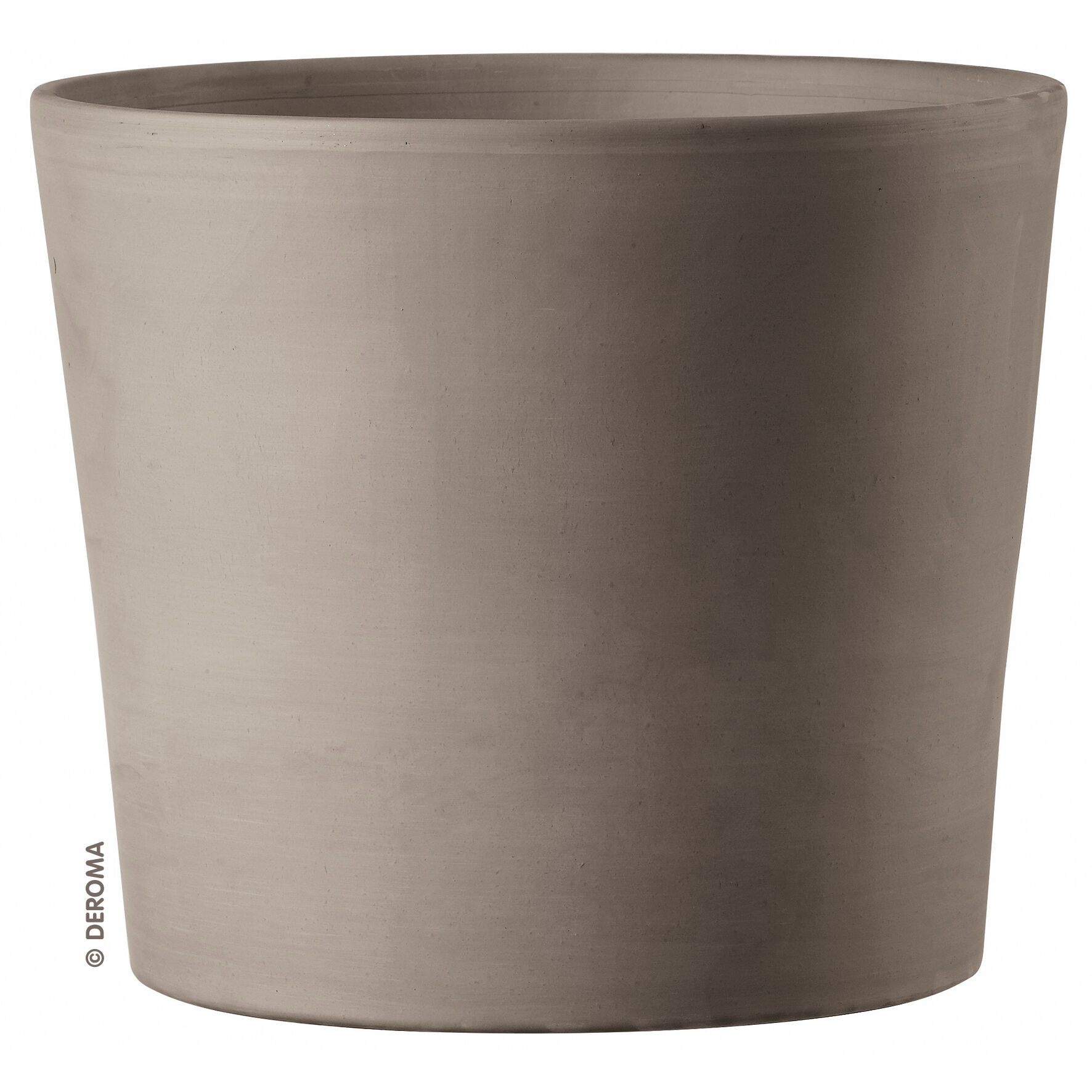 Doniczka ceramiczna Vaso Cilindrico GRAFITE 30 cm