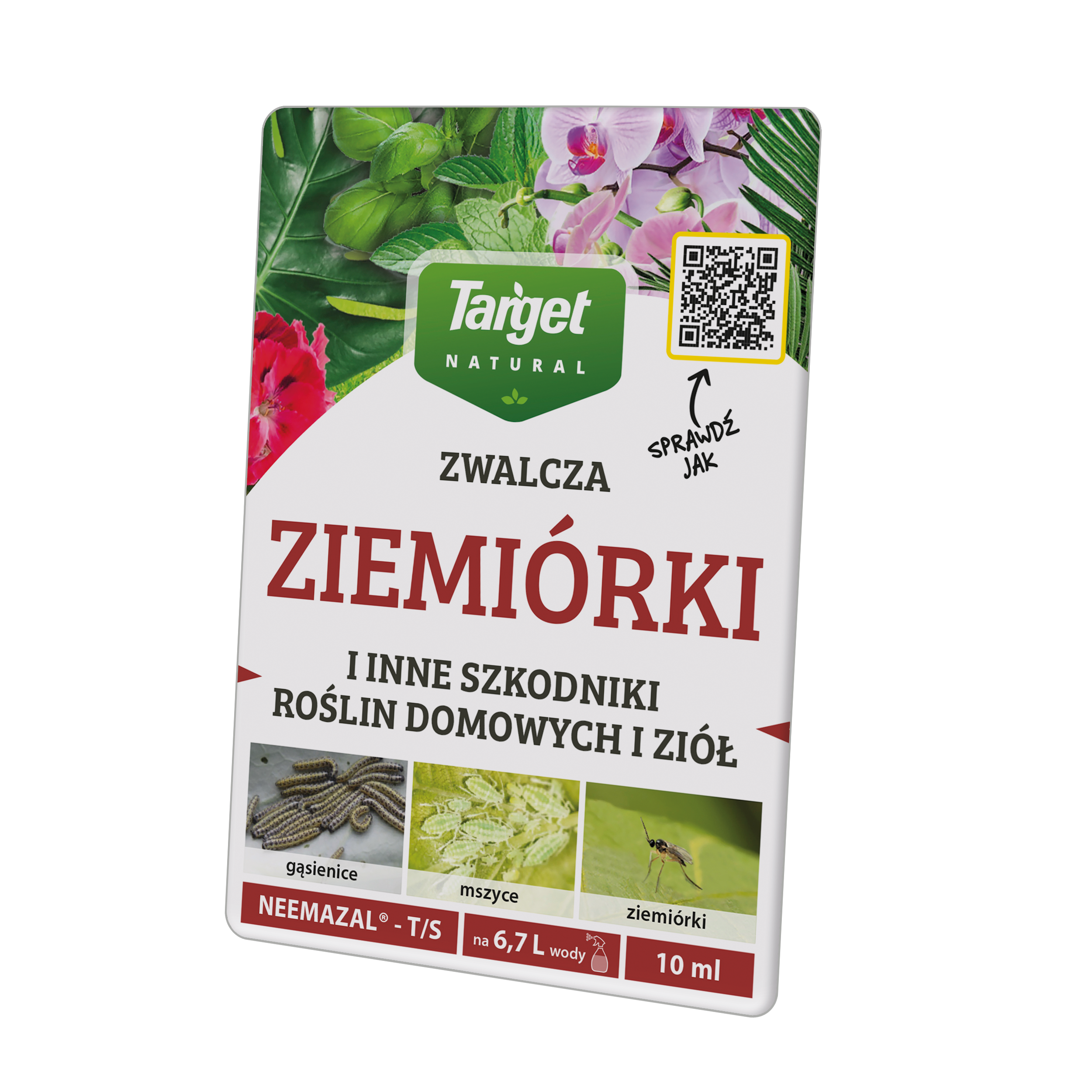 Środek szkodnikobójczy Neemazal zwalcza ziemiórki i inne szkodniki 10 ml Target