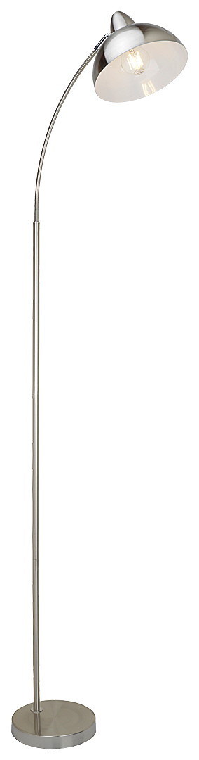 Lampa podłogowa Daron chrom satyna