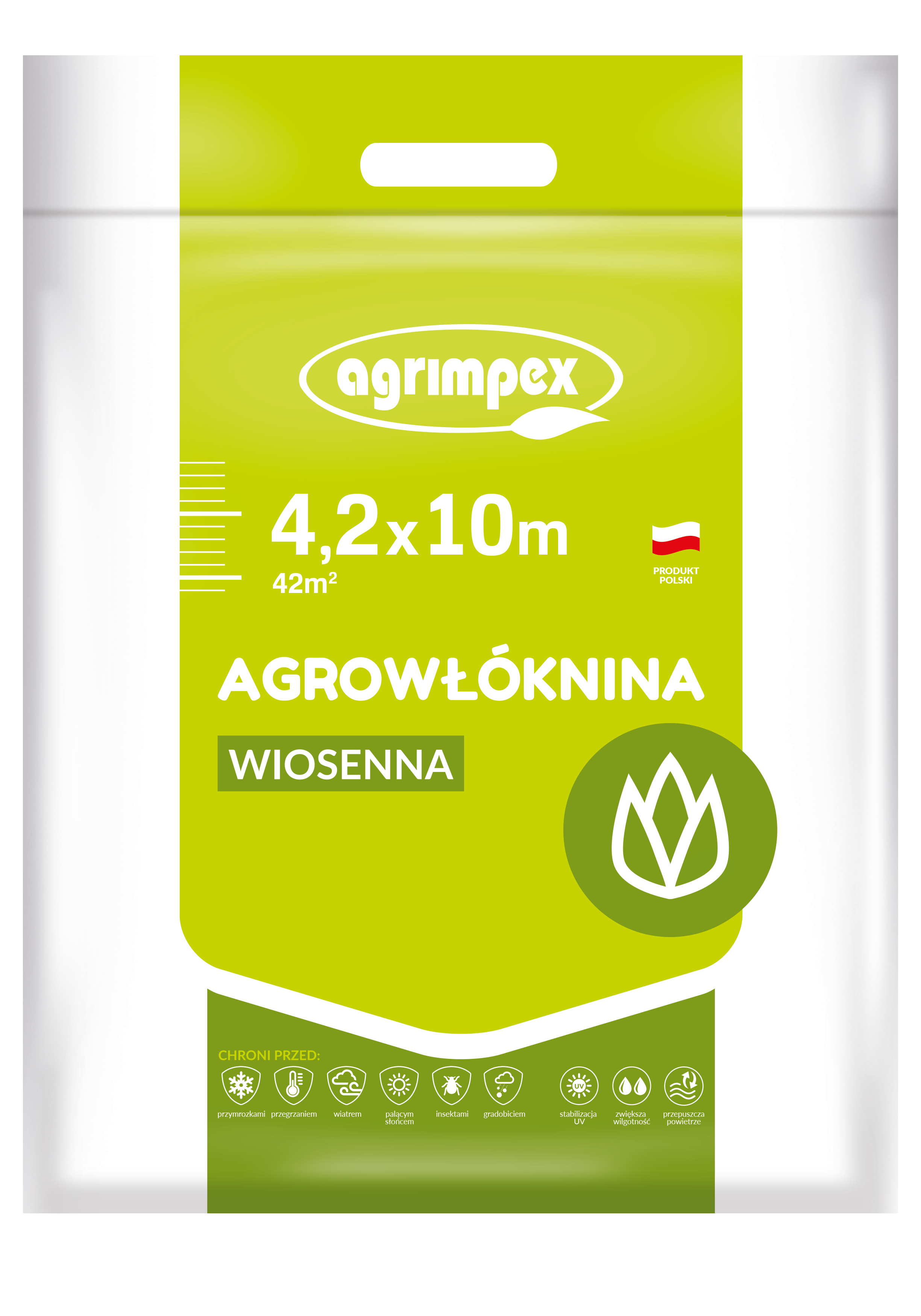 Agrowłóknina hobby wiosenna biała 17g 4,2 x 10 m Agrimpex