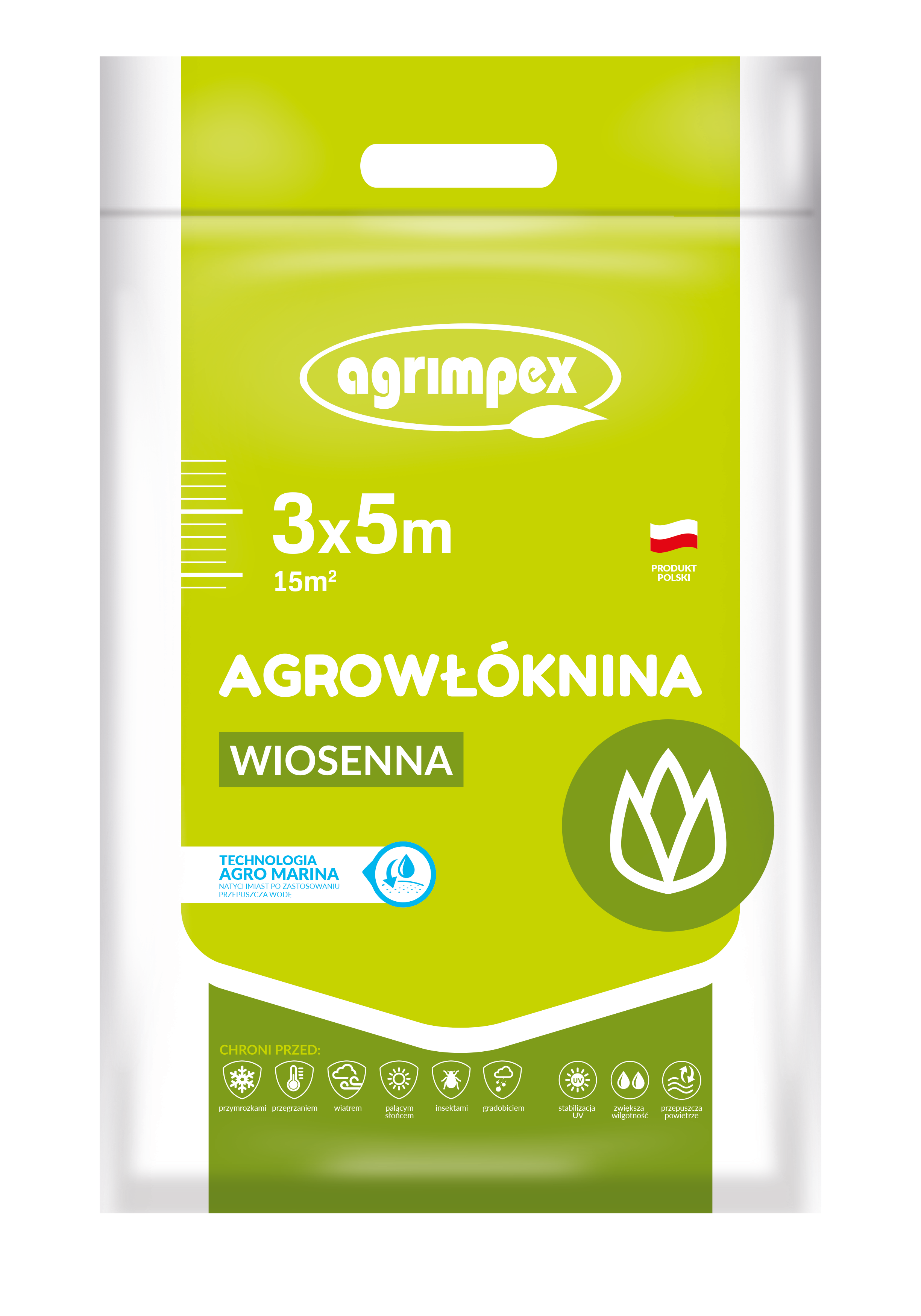 Agrowłóknina hobby wiosenna agro-marina turkusowa 17g 3 x 5 m
