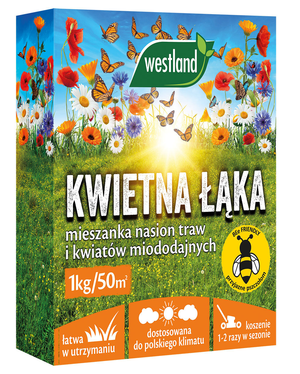 Mieszanka nasion traw i kwiatów KWIETNA ŁĄKA 1 kg
