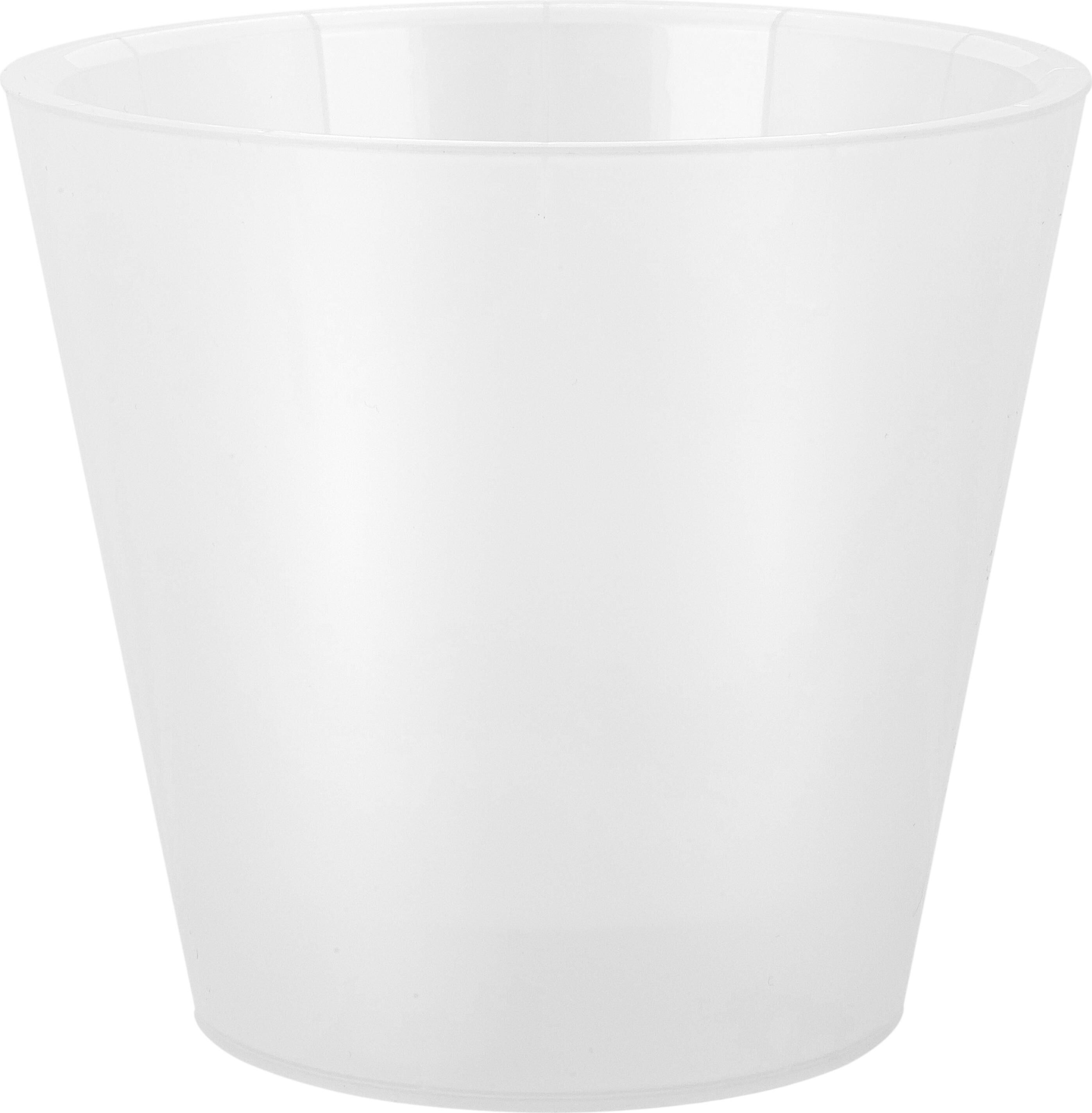 Doniczka plastikowa LONDON Orchidea z osłonką 160 mm/1,6 l biały perłowy