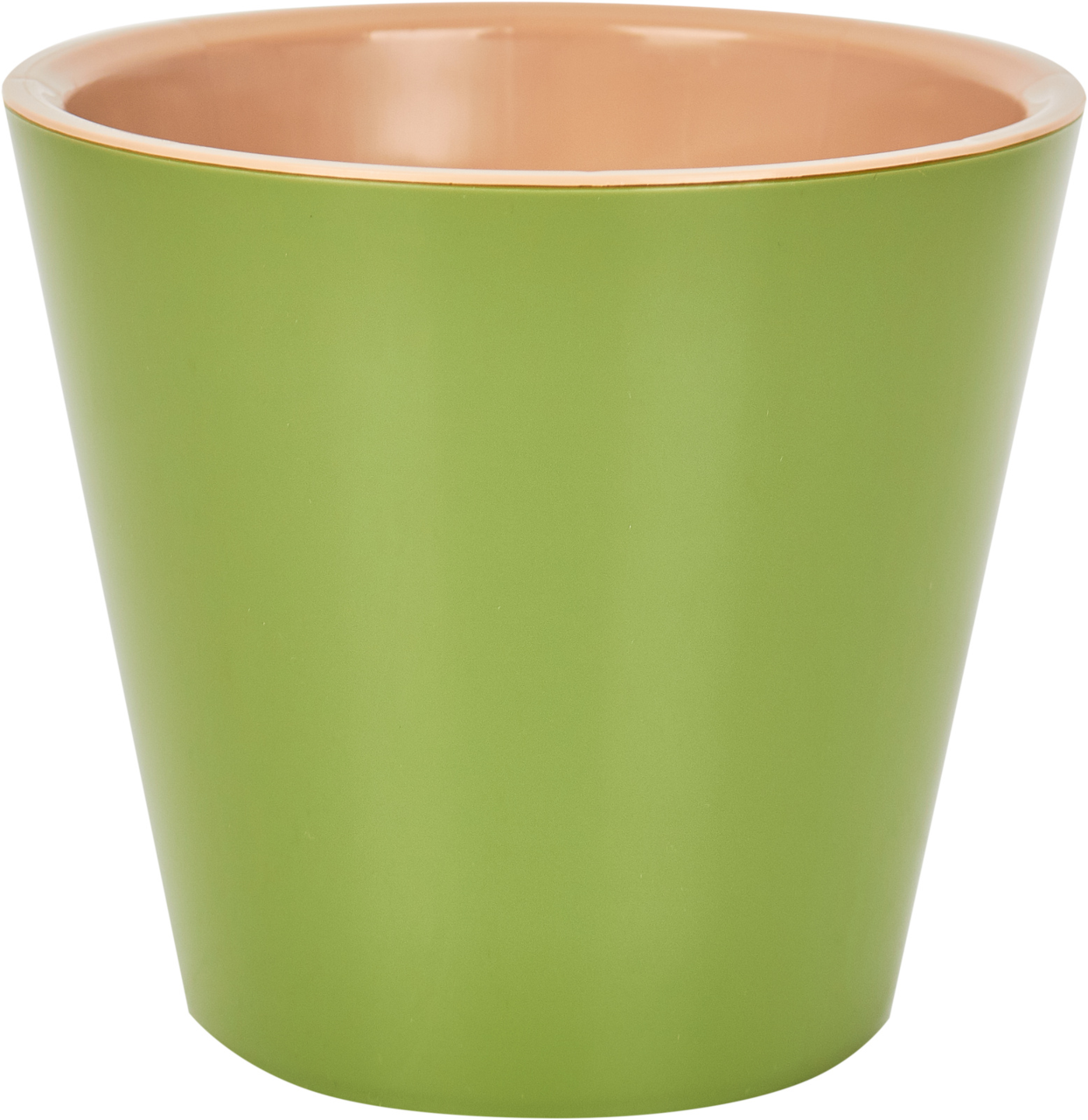 Osłonka plastikowa z doniczką wewnętrzną London 230 mm/5 l oliwkowy
