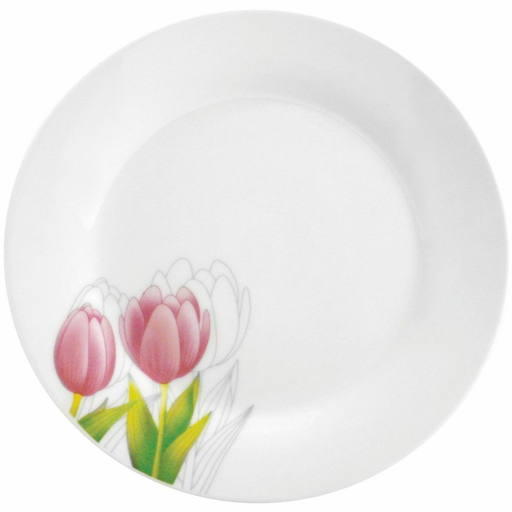 Talerz deserowy 19 cm TULIPAN róż miniaturka
