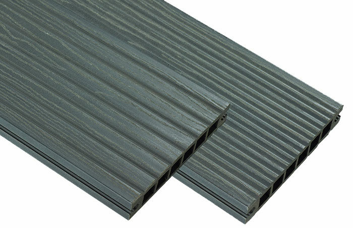 Deska tarasowa WPC ryflowana grafit 240 x 14 x 2 cm Winfloor