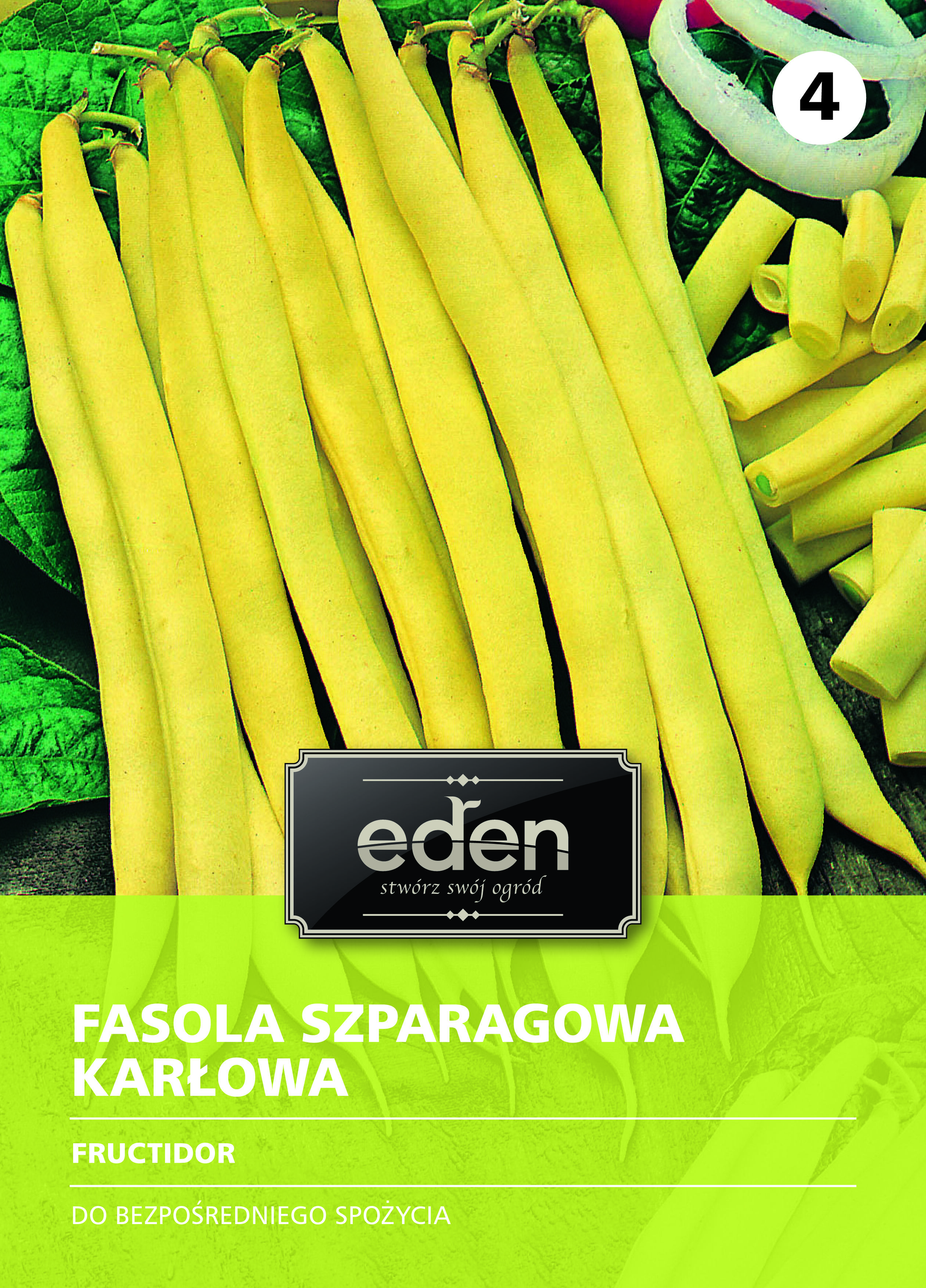 Fasola szparagowa karłowa żółta Fructidor 30 g Eden