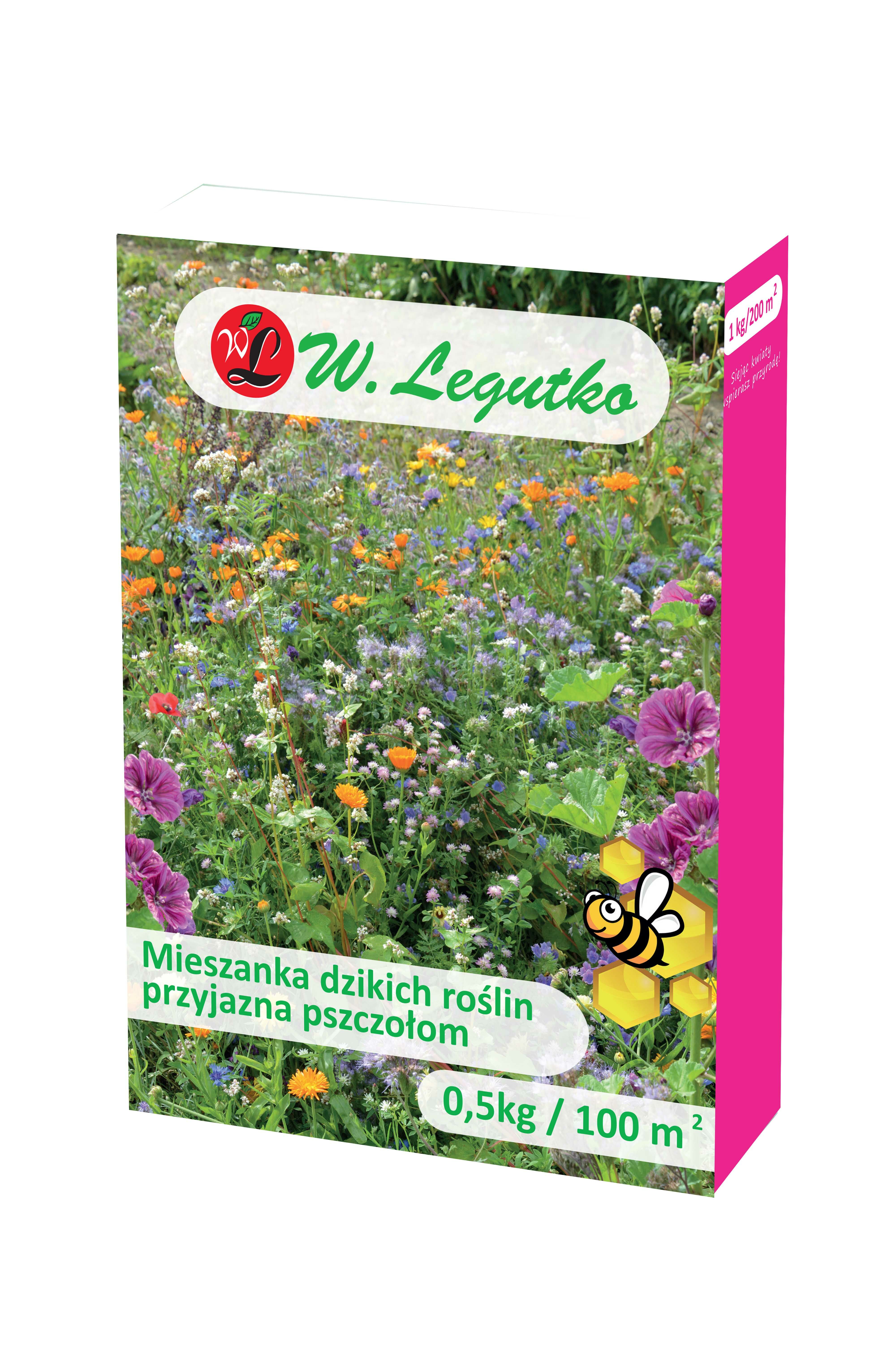 Mieszanka dzikich roślin przyjazna pszczołom 0,5 kg