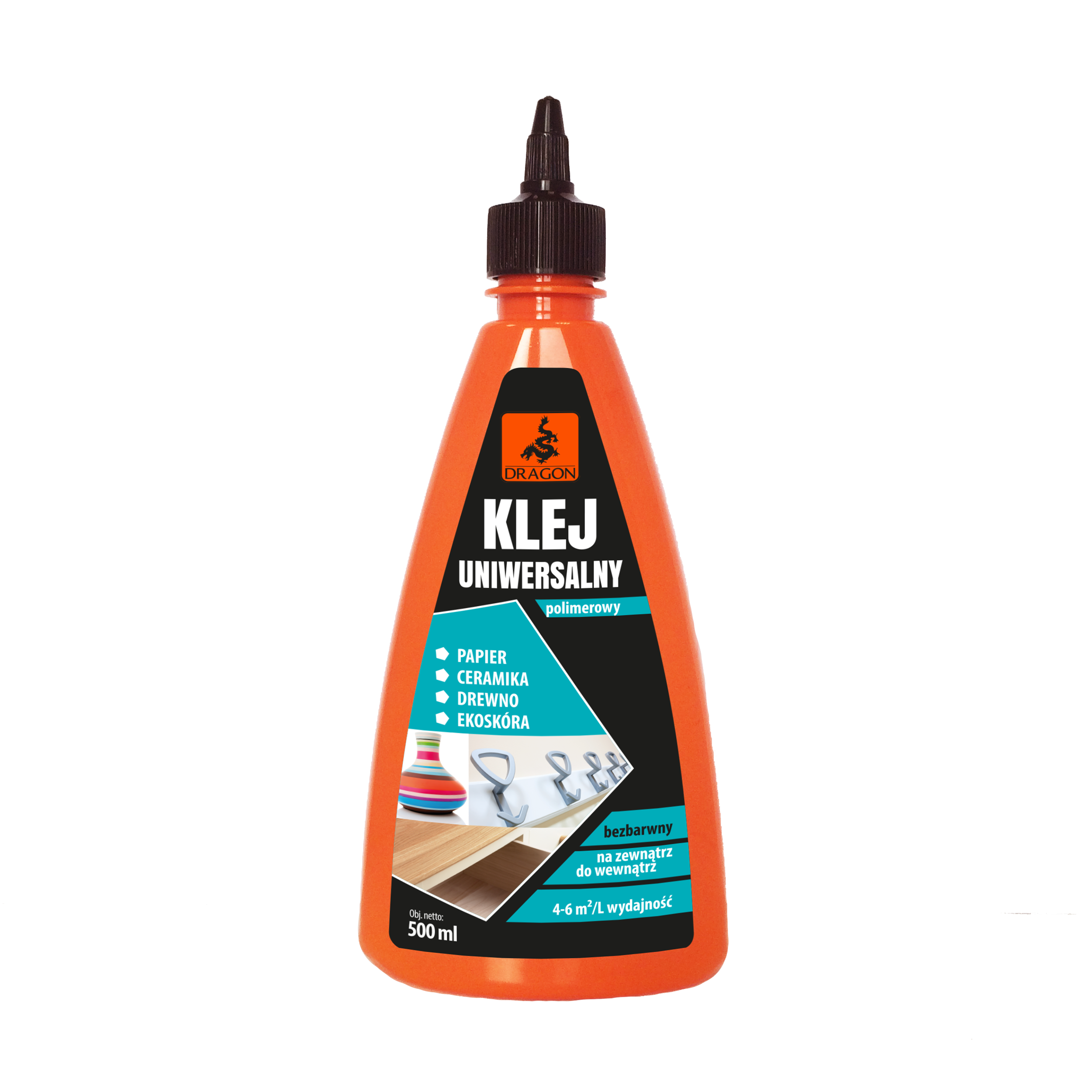 Poland product data sample: Klej uniwersalny polimerowy 500 ml tworzywo DRAGON