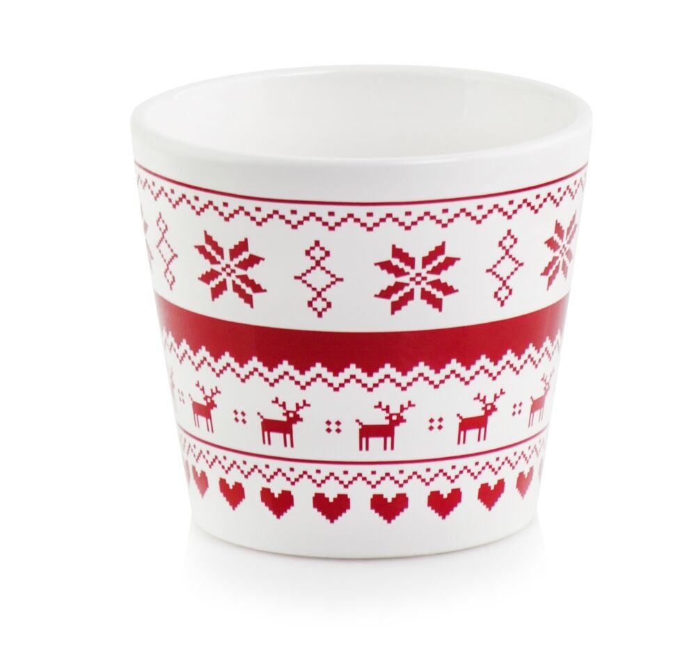 Osłonka X-mas 14 cm biały
