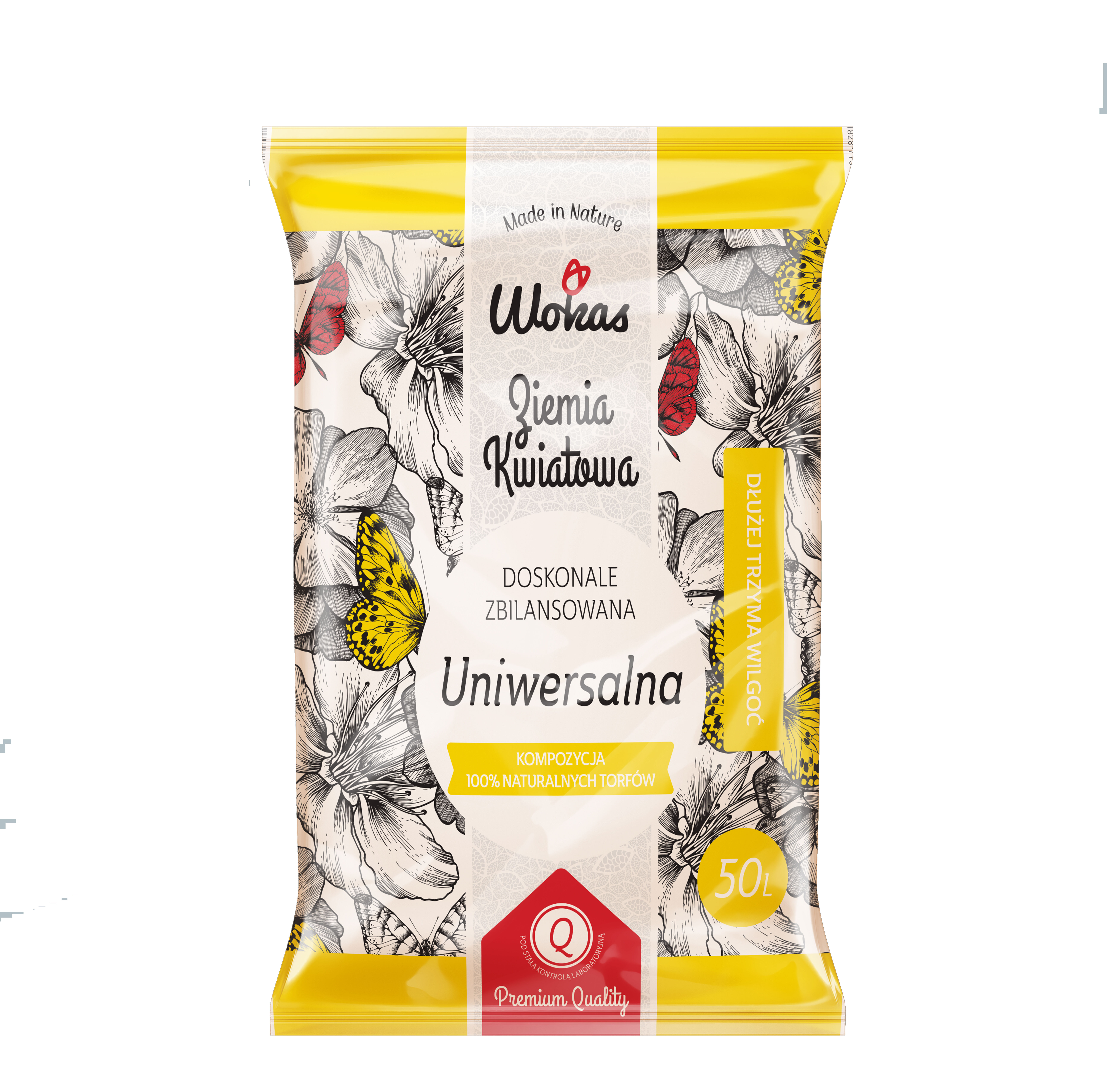 Ziemia uniwersalna kwiatowa 50 l Wokas