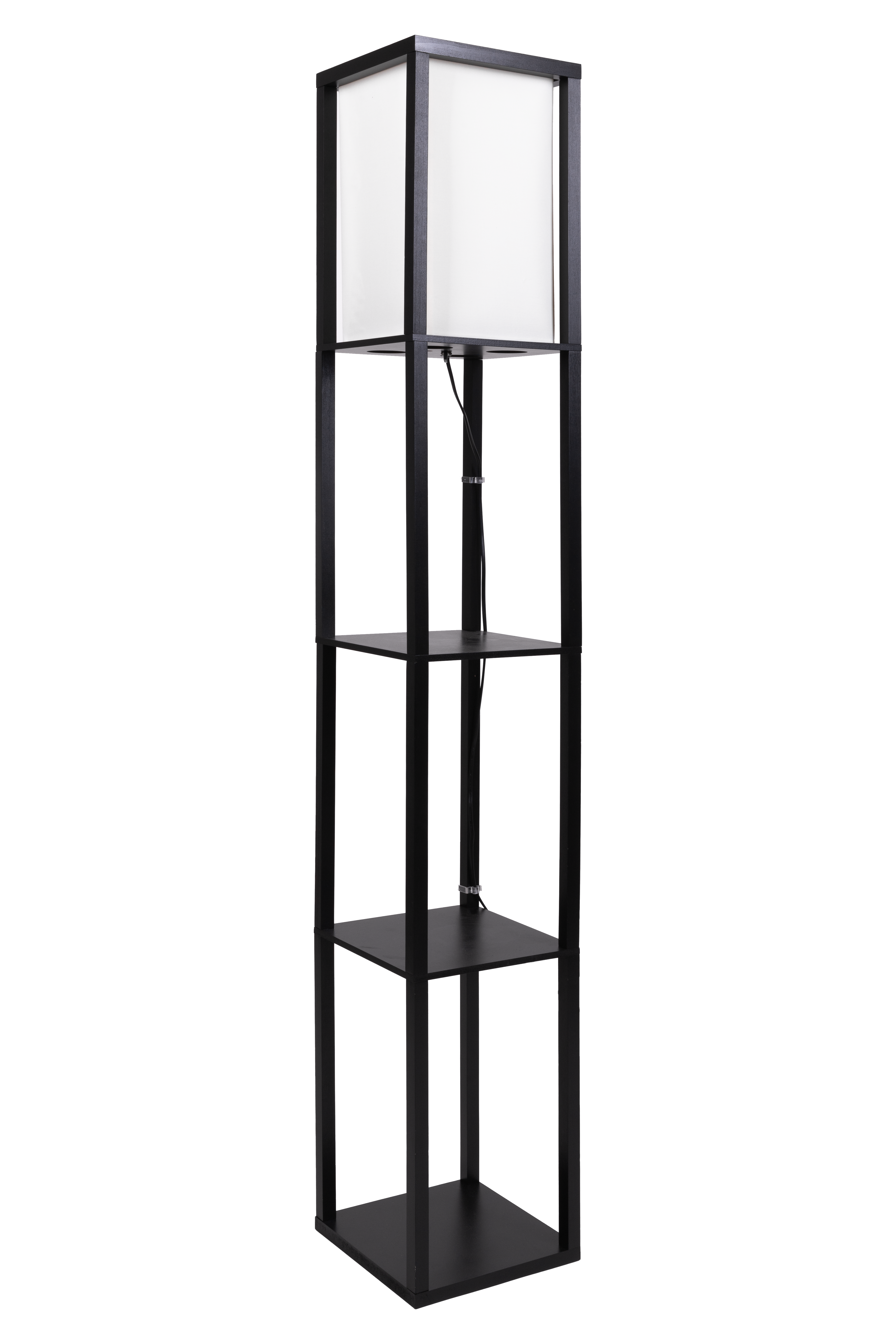 Lampa podłogowa 160 cm czarna