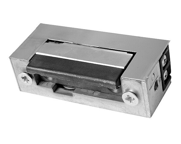 Rygiel elektromagnetyczny elektrozaczep RE-32G2 symetryczny zwykły 12 V AC/DC miniaturka
