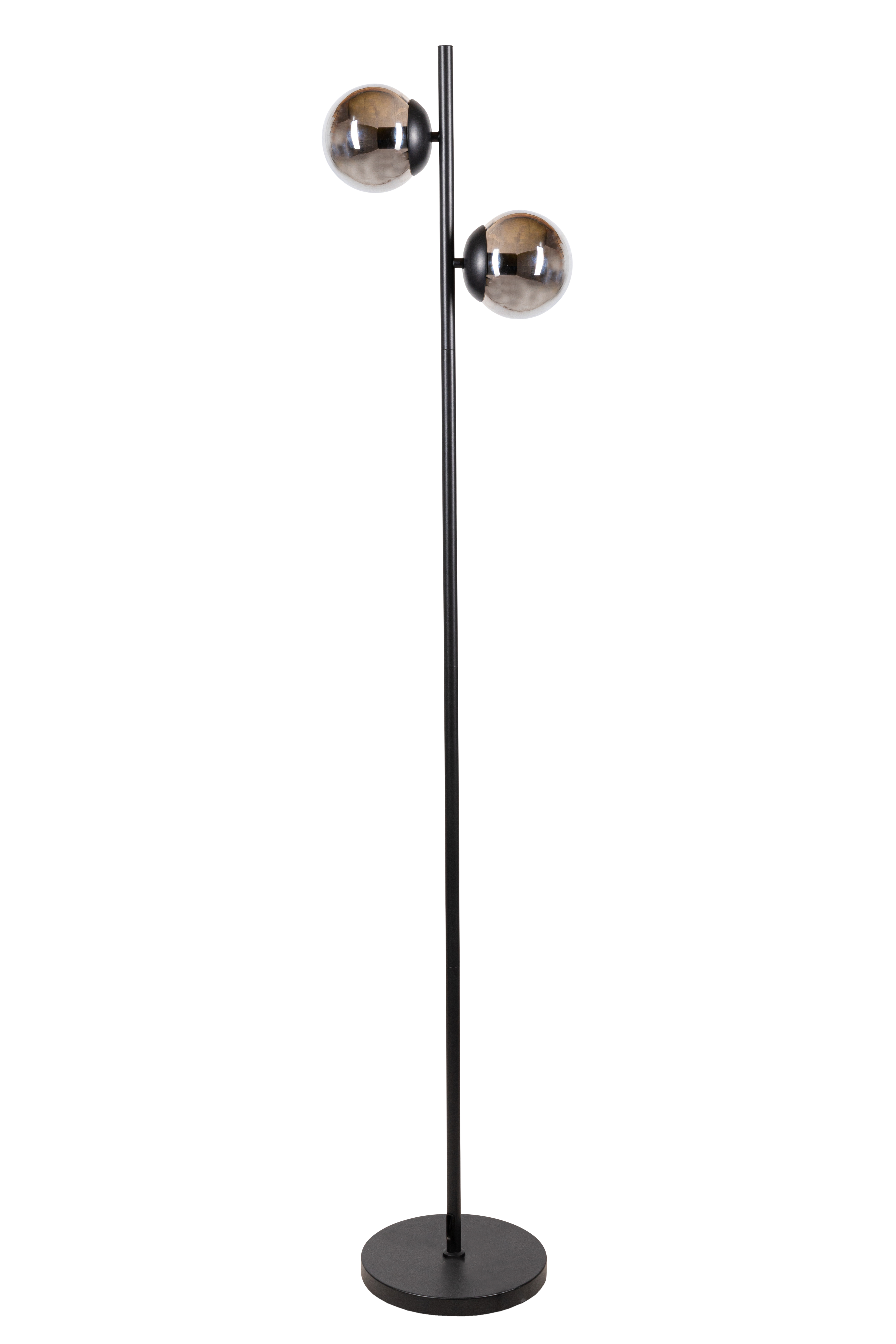 Lampa podłogowa 2-punktowa E14 25W czarny