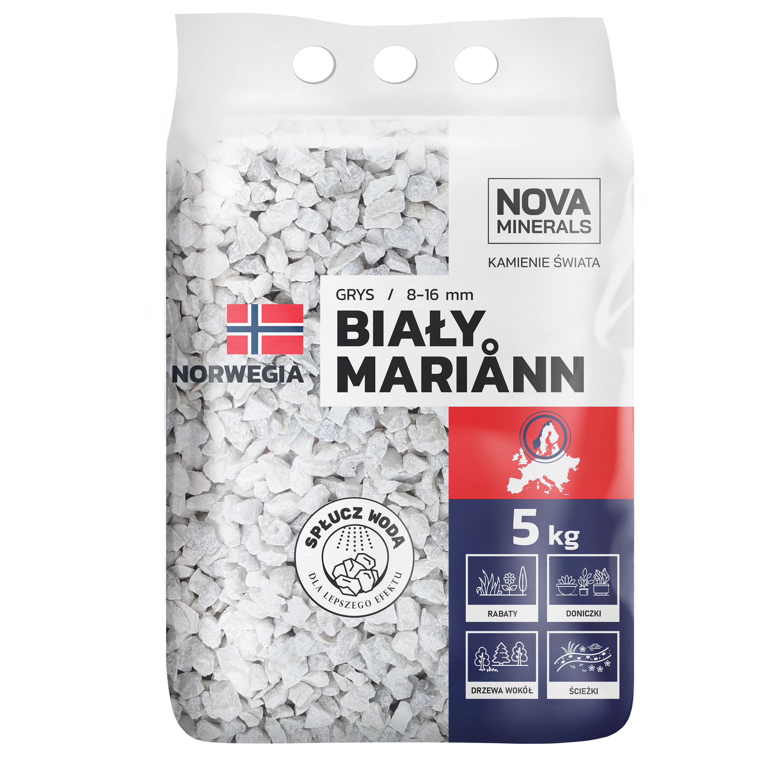 Grys biały MARIANN 8-16 mm 5 kg miniaturka