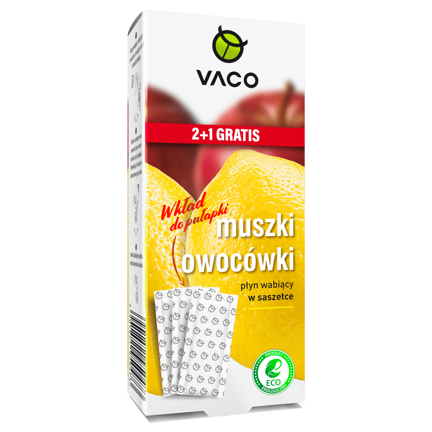 Wkład – Płyn do pułapki na muszki owocówki ECO 3 sztuki