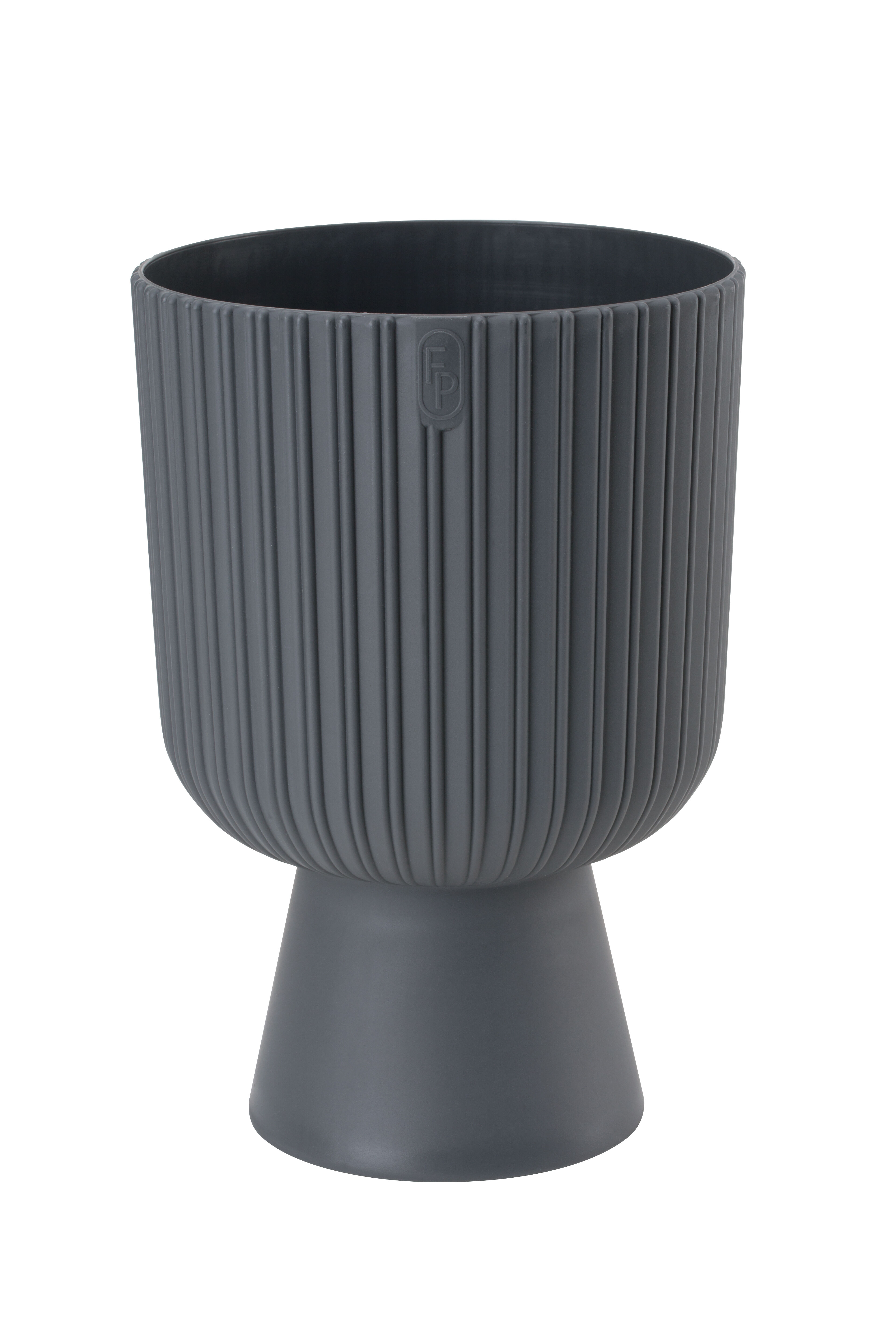 Osłonka doniczki Keli Mika Petit 14 cm antracytowa