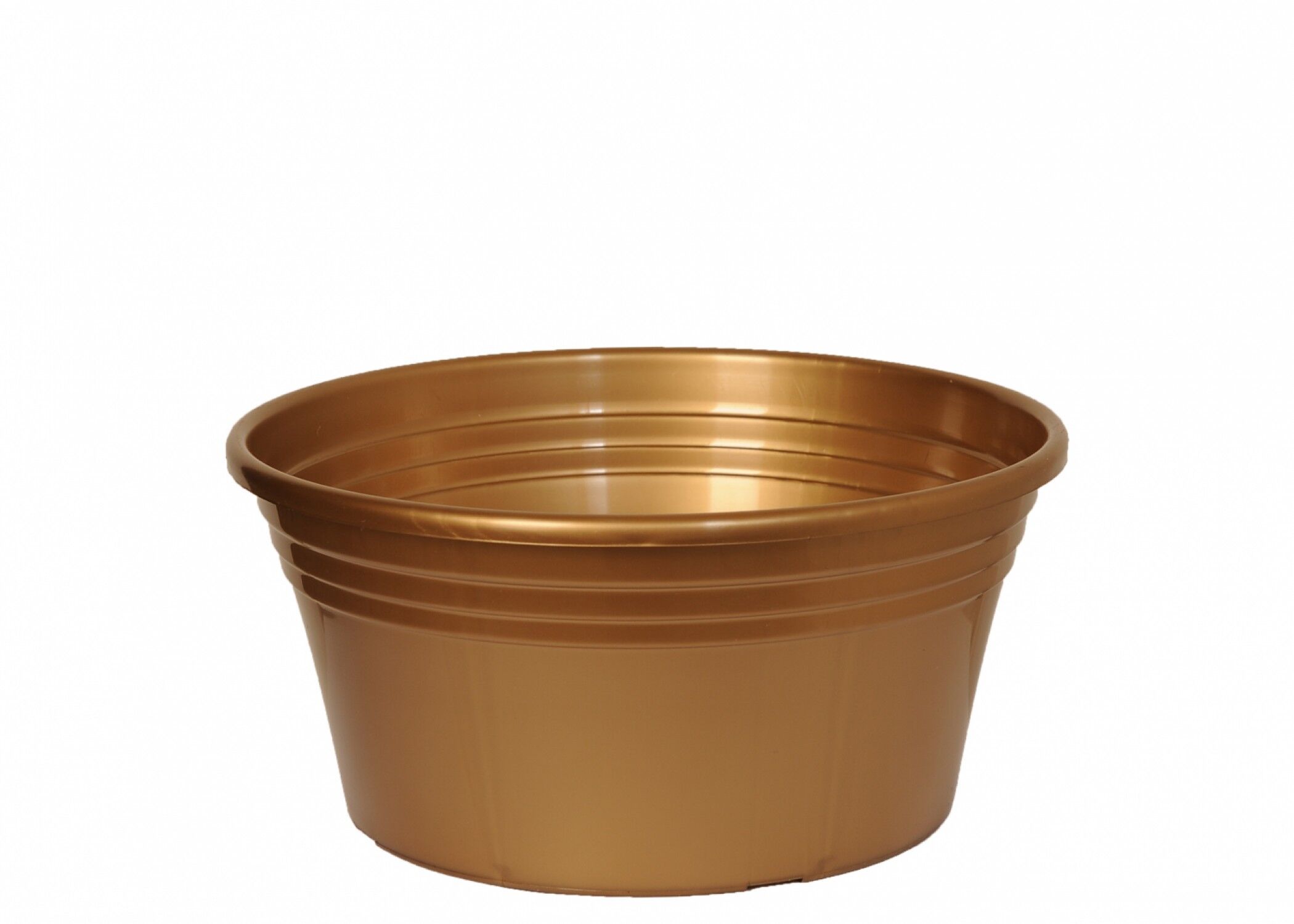 Miska Irys płaska 19 cm złota miniaturka