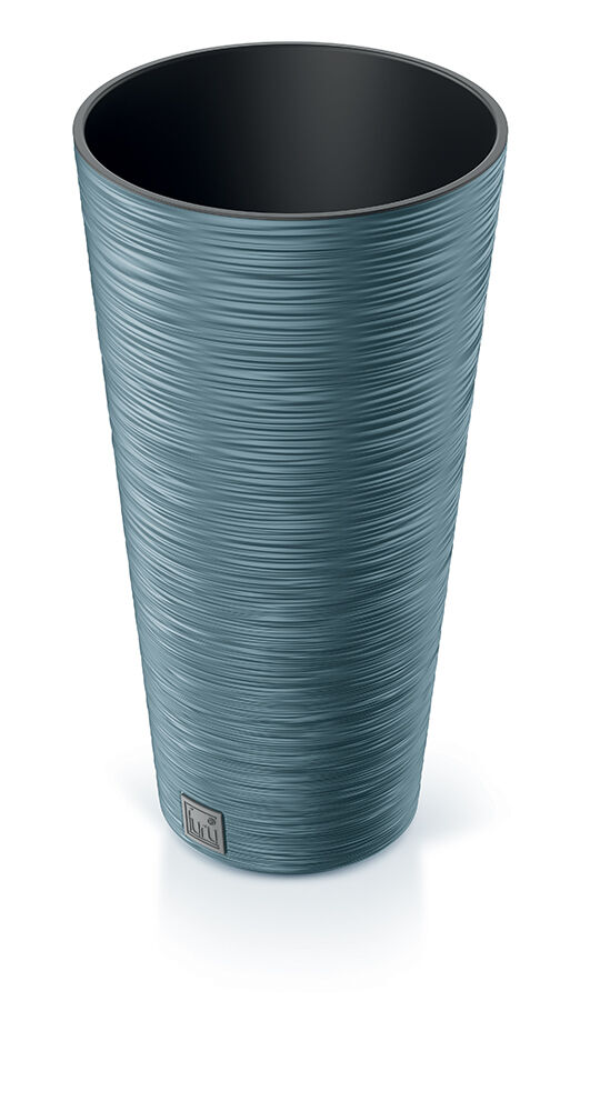 Doniczka FURU ROUND SLIM niebieski skandynawski 30 x 57,5 cm