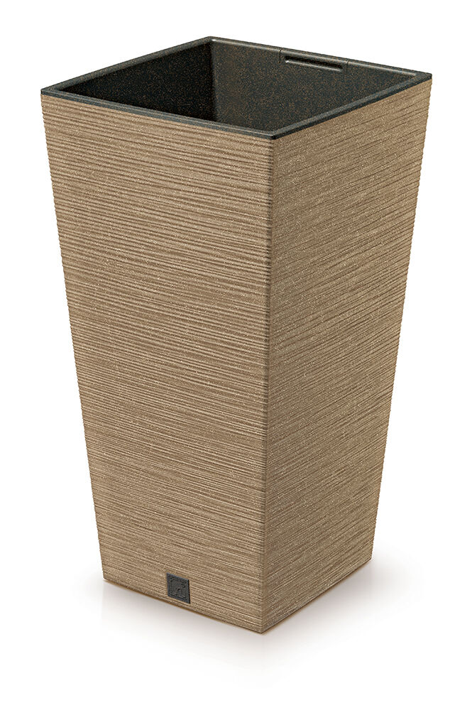Doniczka FURU SQUARE ECO WOOD 34,5 x 34,5 x 66 cm naturo ECO