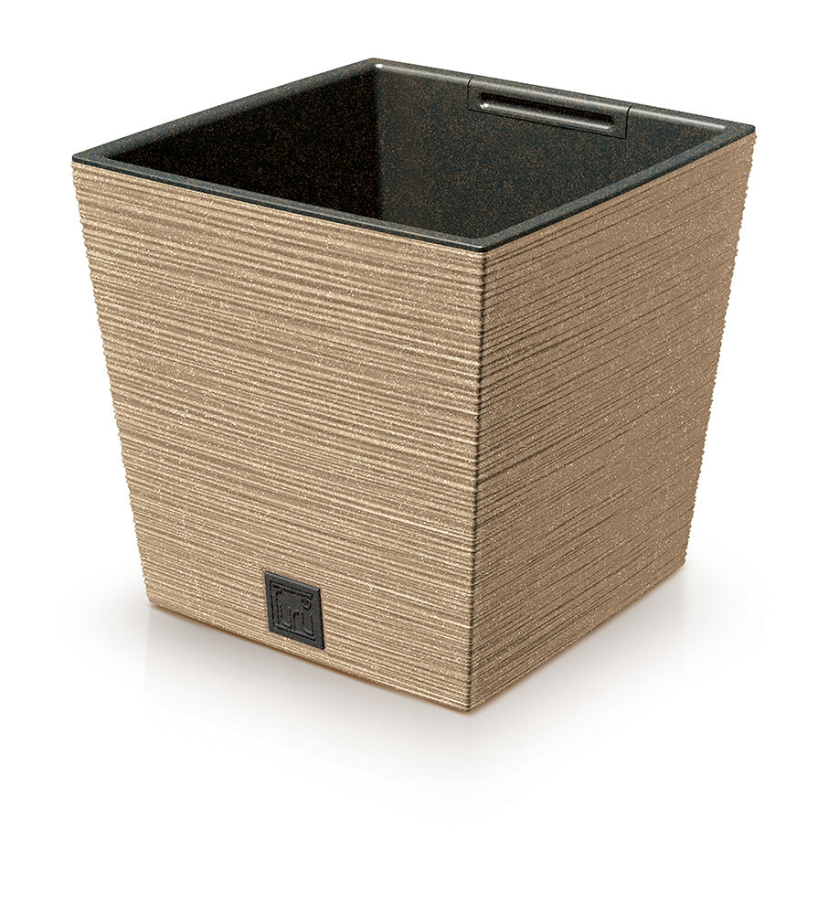 Doniczka FURU SQUARE LOW ECO WOOD 29,5 x 29,5 x 29 cm naturo ECO